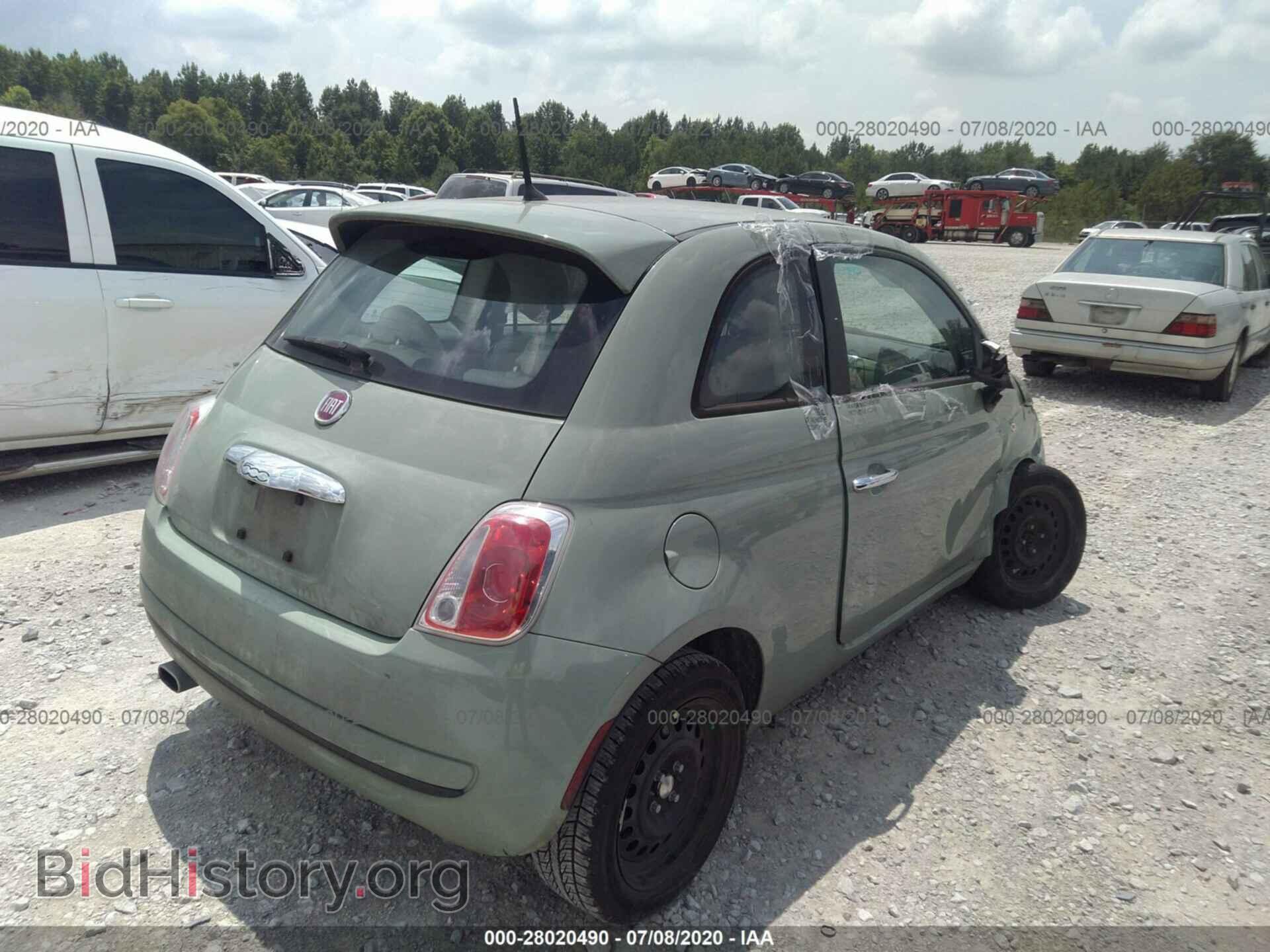 2013 FIAT 500 - VIN: 3C3CFFAR8DT737360 - Photo 4