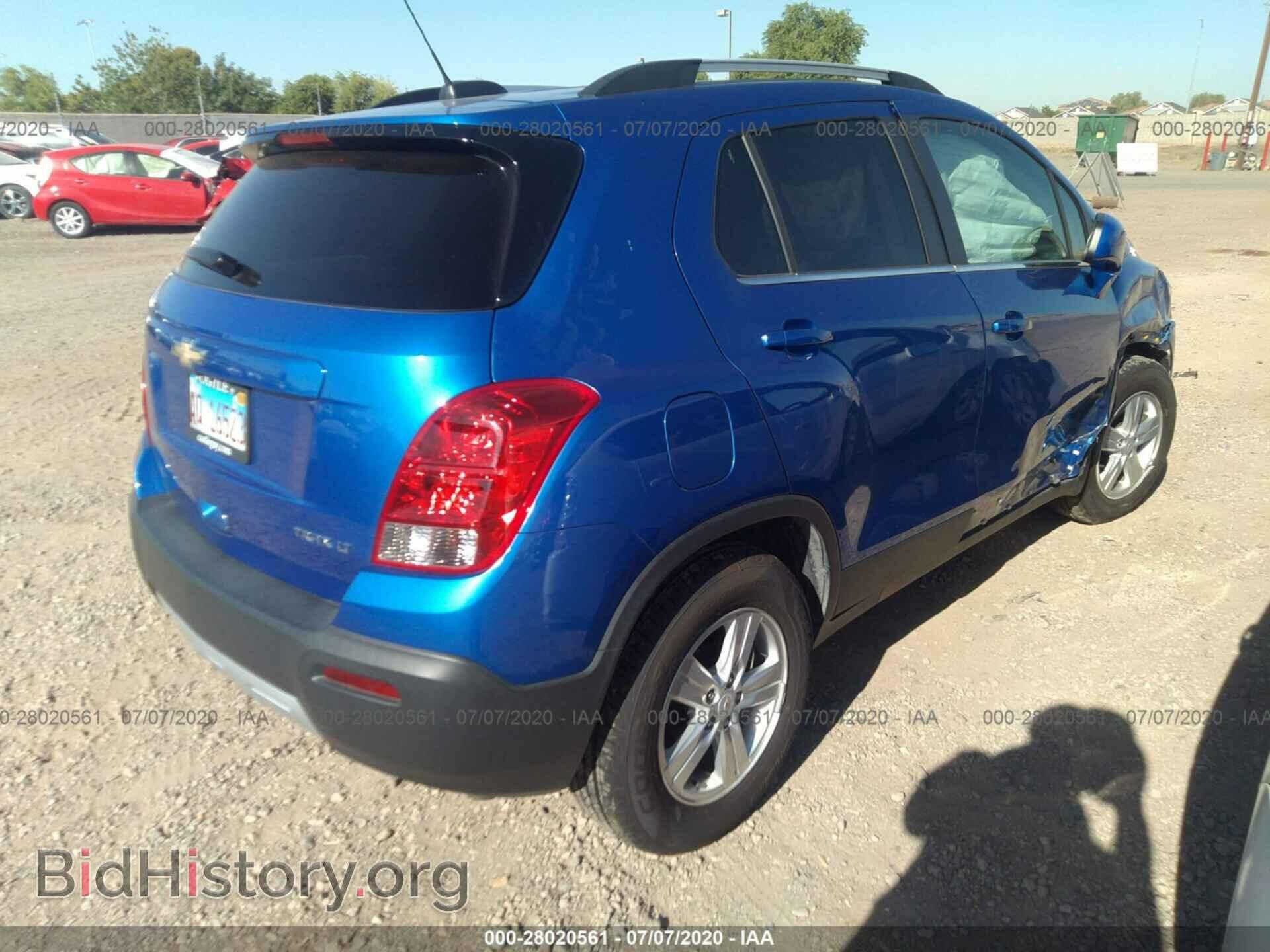 2016 CHEVROLET TRAX - VIN: KL7CJLSB3GB690235 - Фото 4