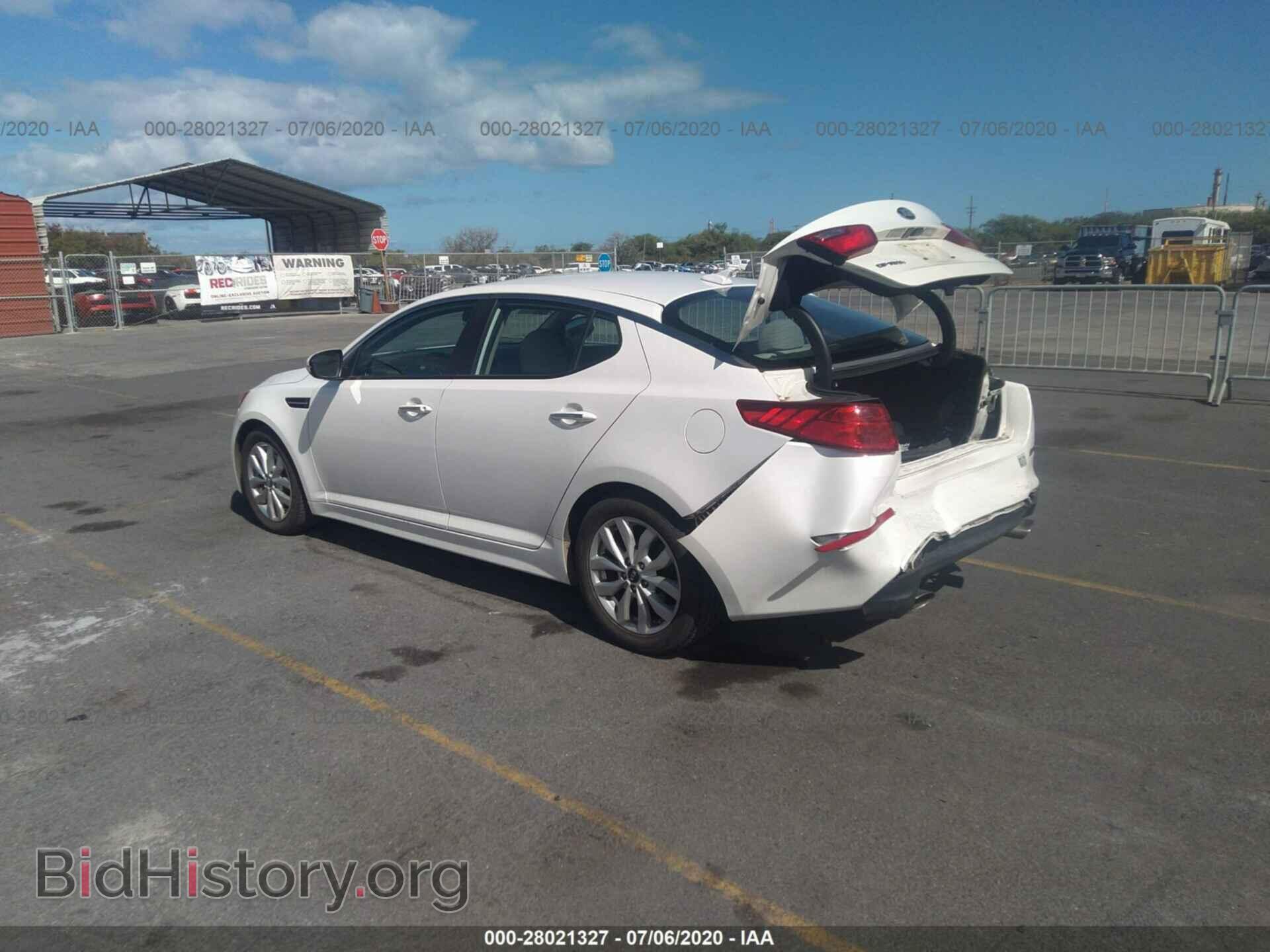 2015 KIA OPTIMA - VIN: KNAGM4A74F5620929 - Photo 3