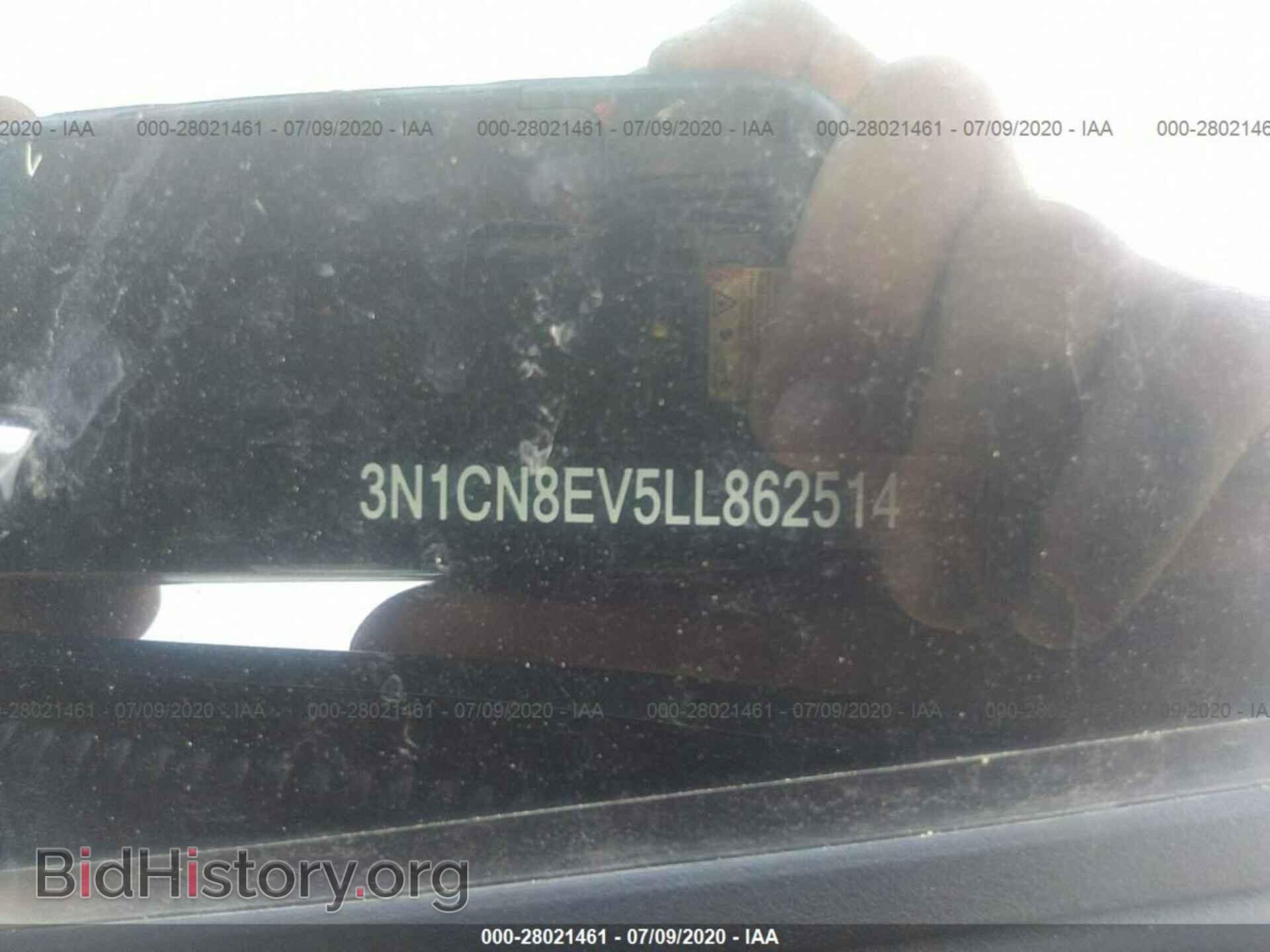 2020 NISSAN VERSA - VIN: 3N1CN8EV5LL862514 - Фото 9