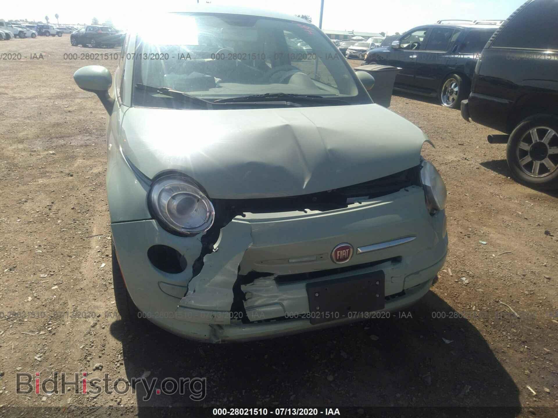 2012 FIAT 500 - VIN: 3C3CFFAR6CT181922 - Фото 6