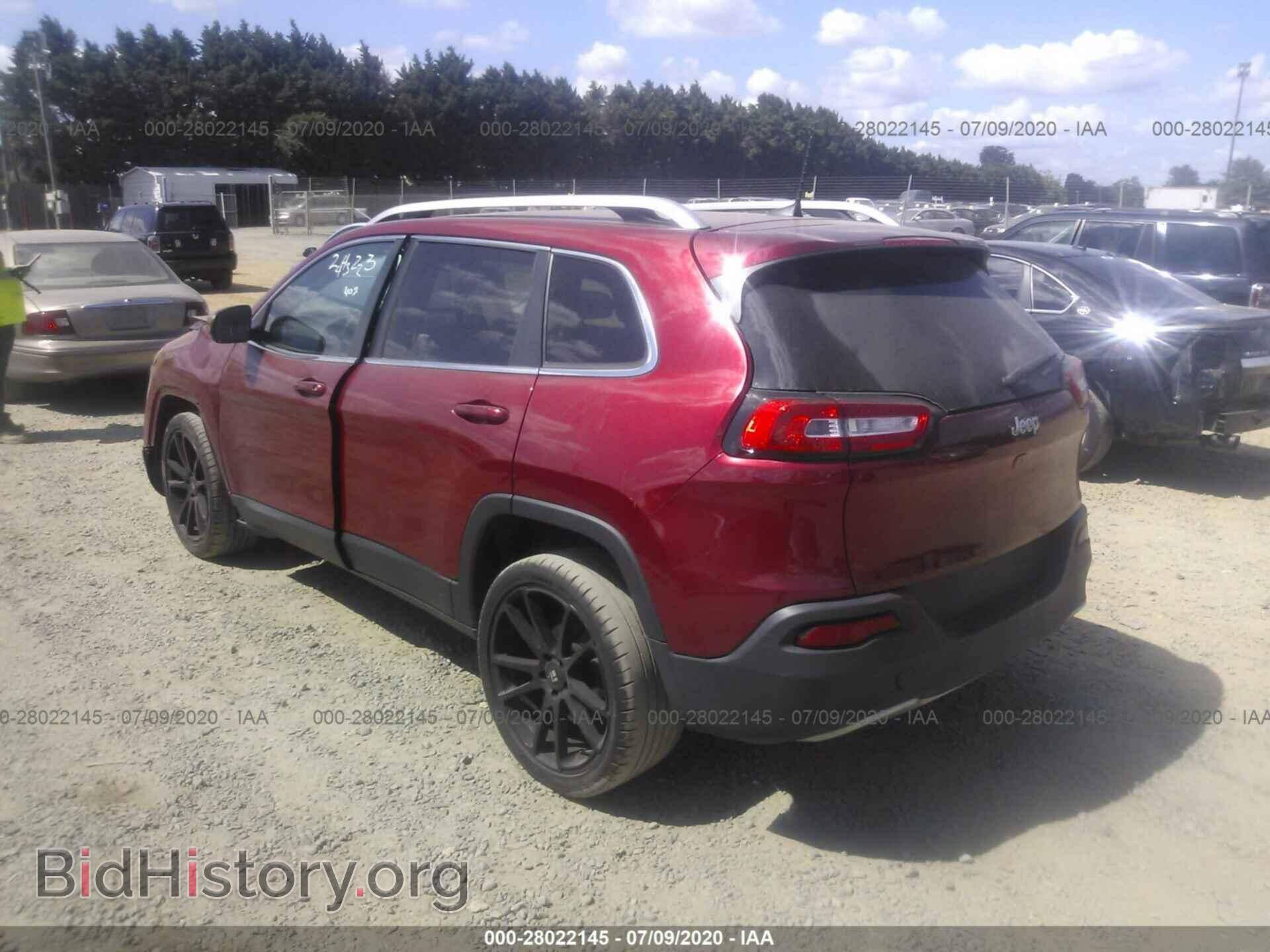 2016 JEEP CHEROKEE - VIN: 1C4PJLDB8GW329030 - Фото 3