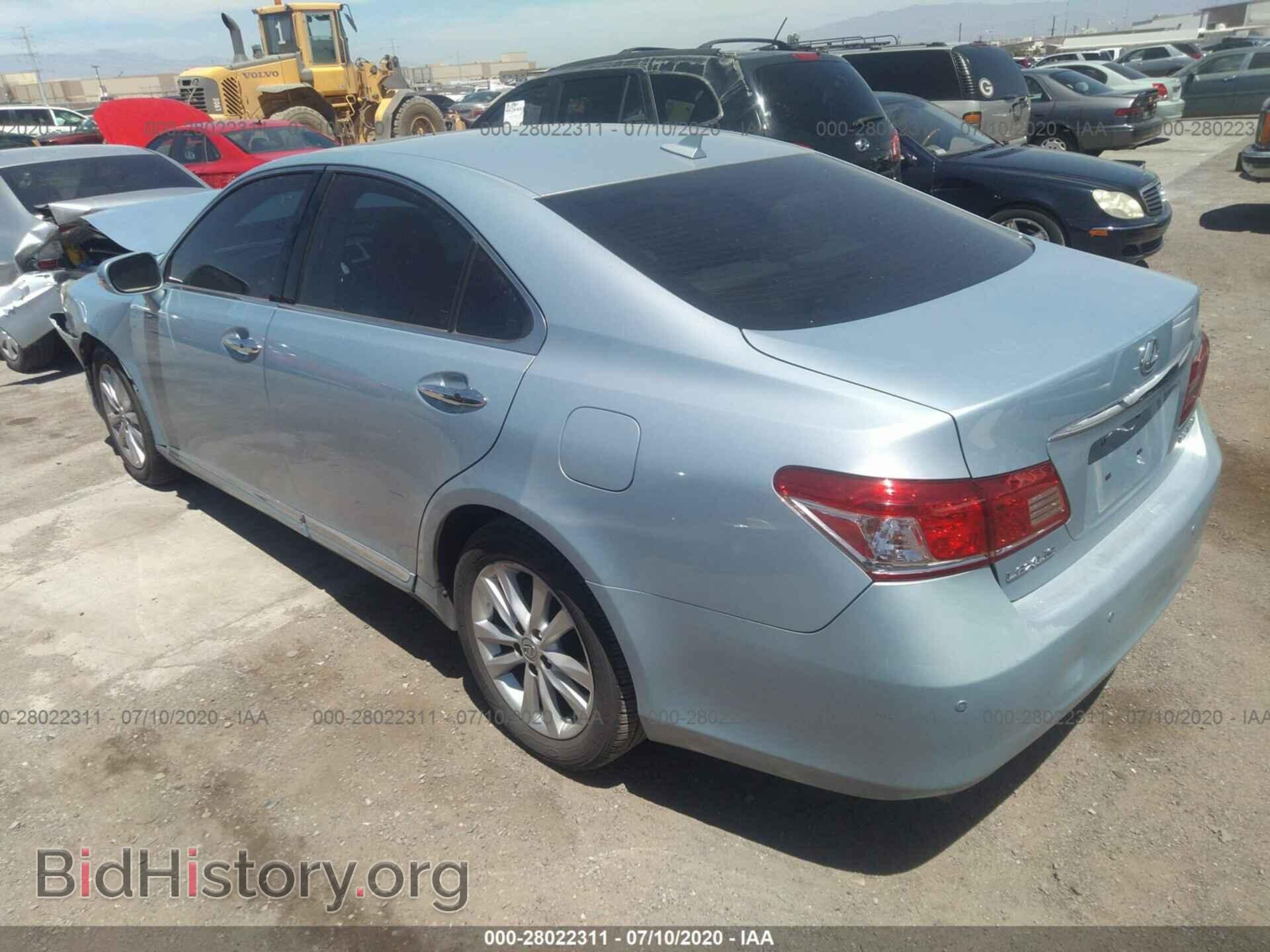 2010 LEXUS ES 350 - VIN: JTHBK1EG2A2354329 - Фото 3