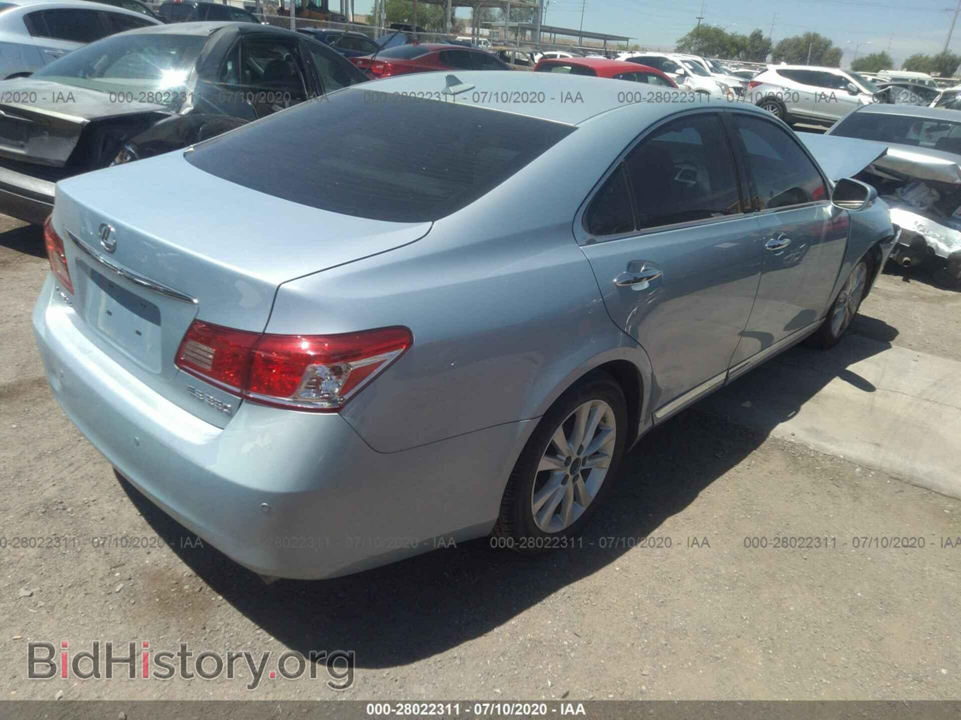 2010 LEXUS ES 350 - VIN: JTHBK1EG2A2354329 - Фото 4
