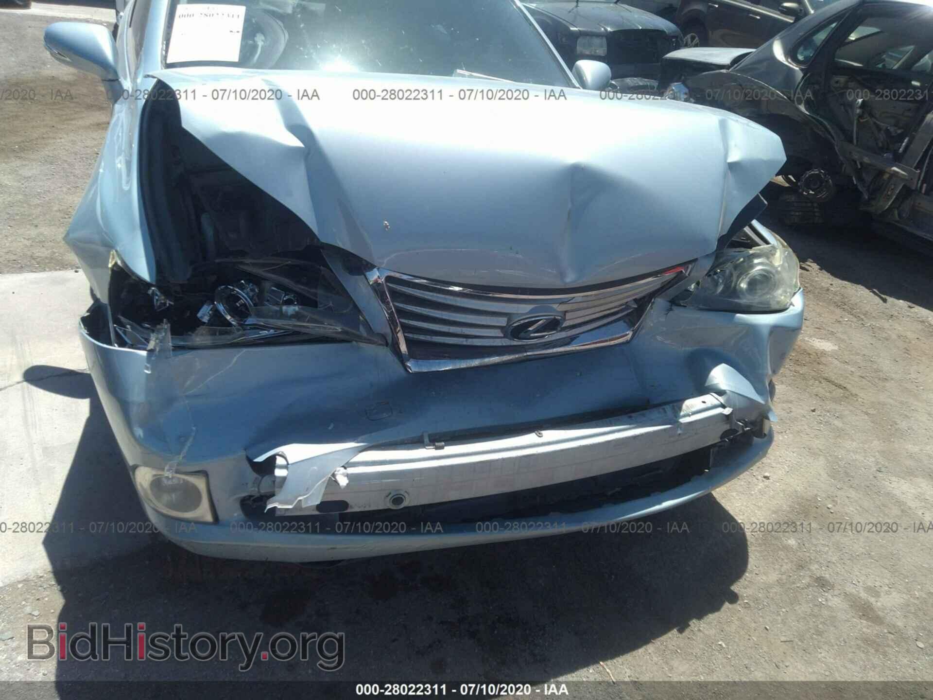 2010 LEXUS ES 350 - VIN: JTHBK1EG2A2354329 - Фото 6