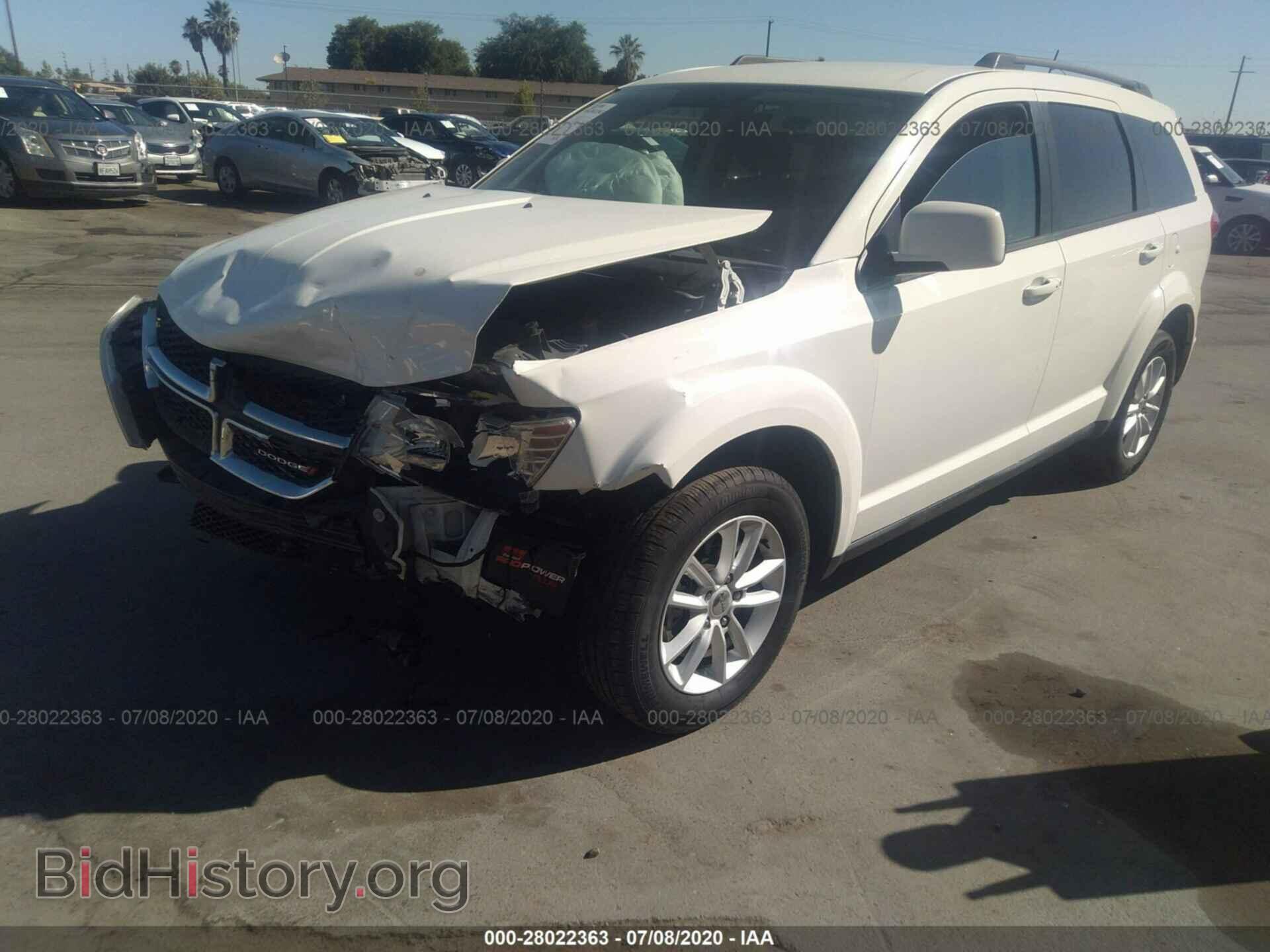 2016 DODGE JOURNEY - VIN: 3C4PDCBG9GT156243 - Фото 2