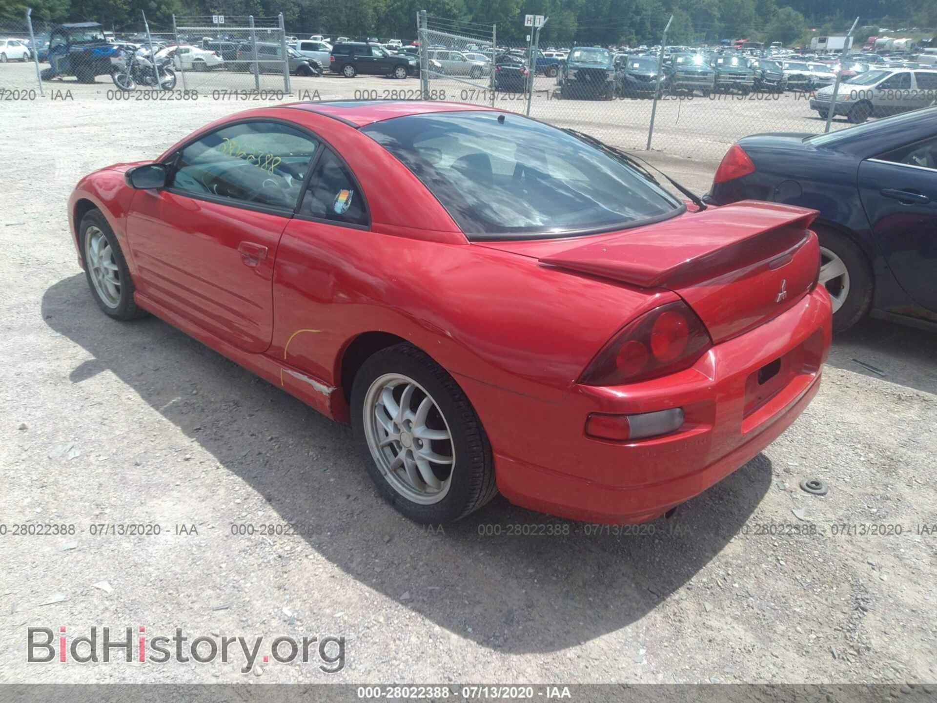 2001 MITSUBISHI ECLIPSE - VIN: 4A3AC54H41E150218 - Фото 3