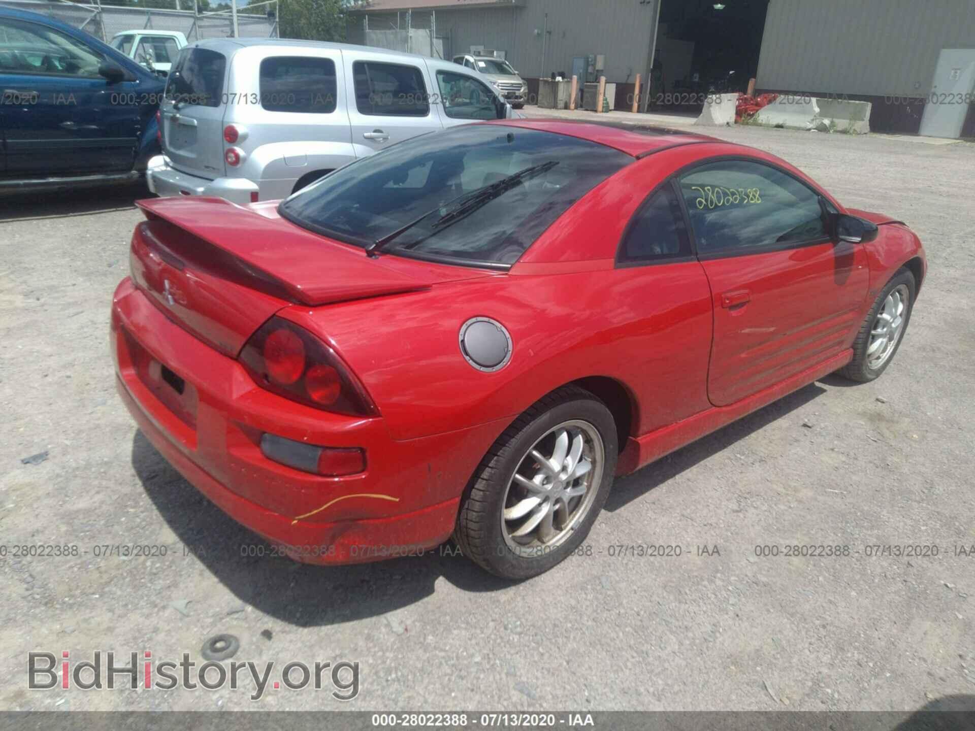 2001 MITSUBISHI ECLIPSE - VIN: 4A3AC54H41E150218 - Фото 4