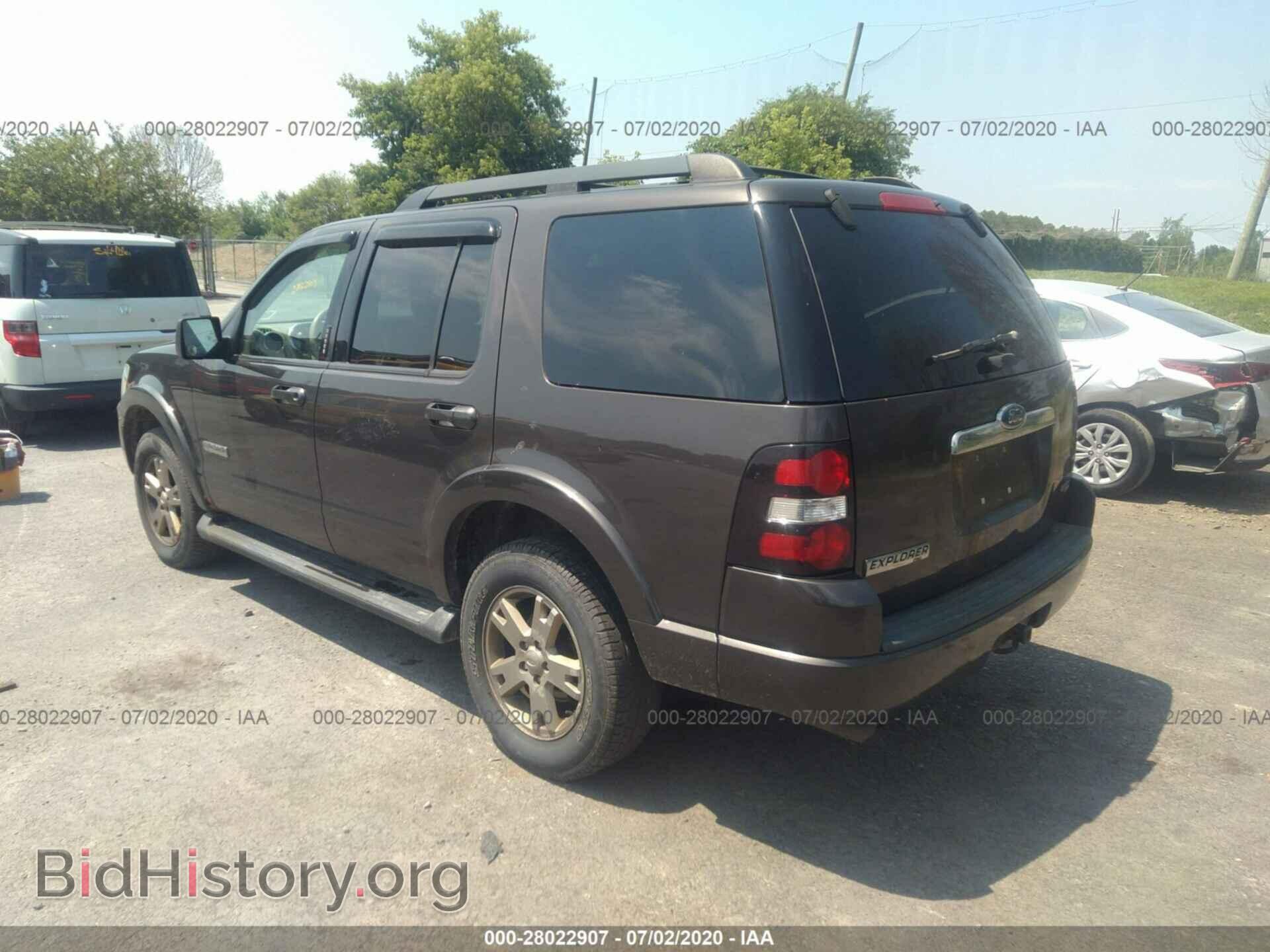 2007 FORD EXPLORER - VIN: 1FMEU73E77UA85444 - Фото 3