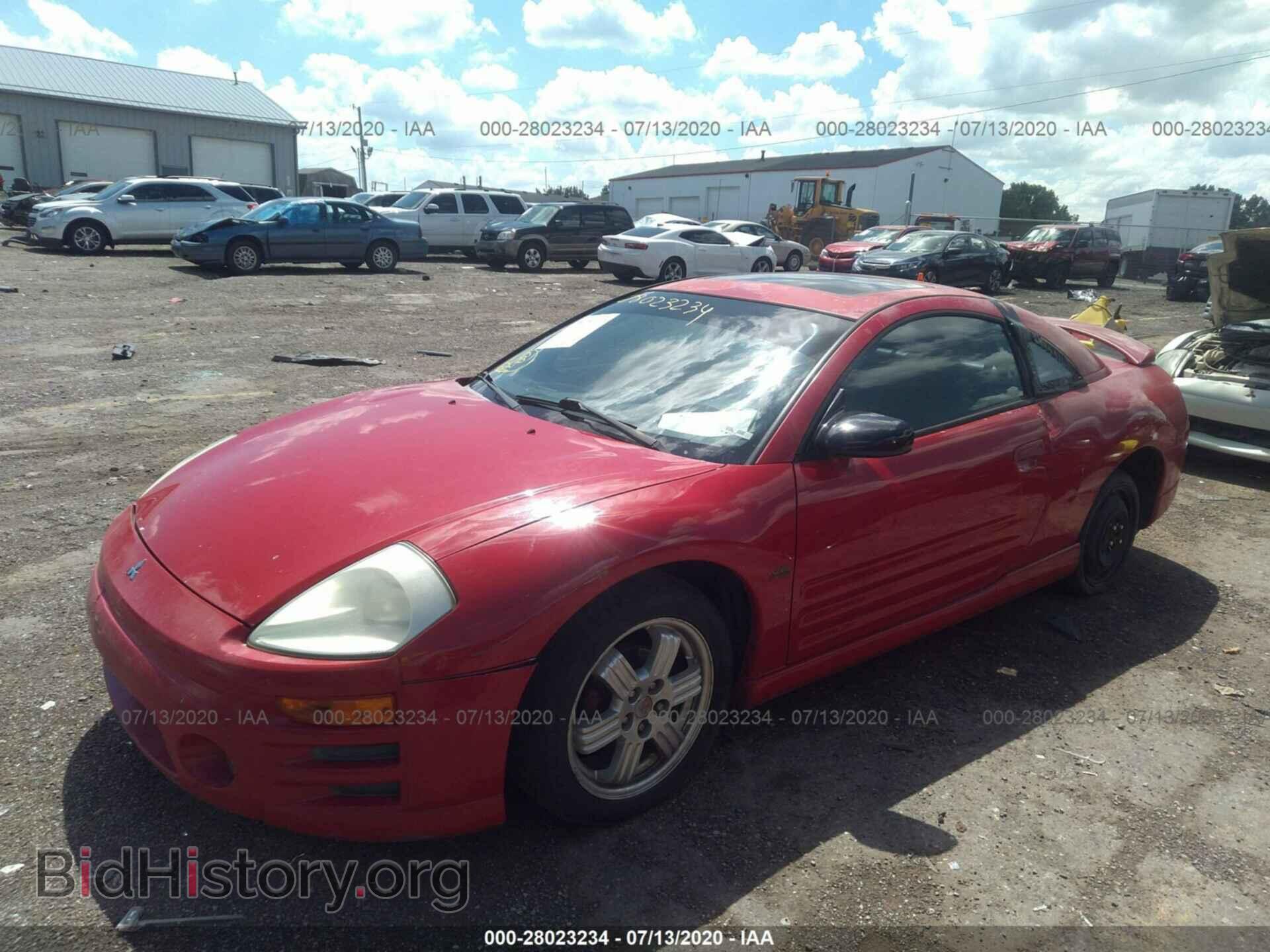 2003 MITSUBISHI ECLIPSE - VIN: 4A3AC74H13E005667 - Фото 2