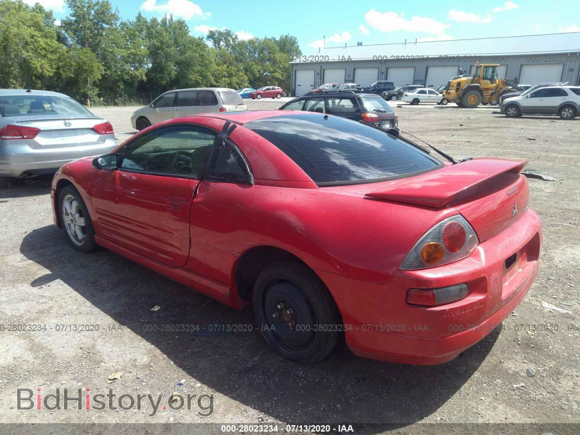 2003 MITSUBISHI ECLIPSE - VIN: 4A3AC74H13E005667 - Фото 3