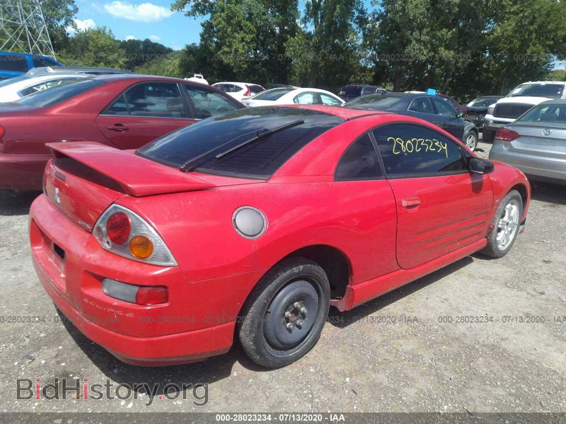 2003 MITSUBISHI ECLIPSE - VIN: 4A3AC74H13E005667 - Фото 4