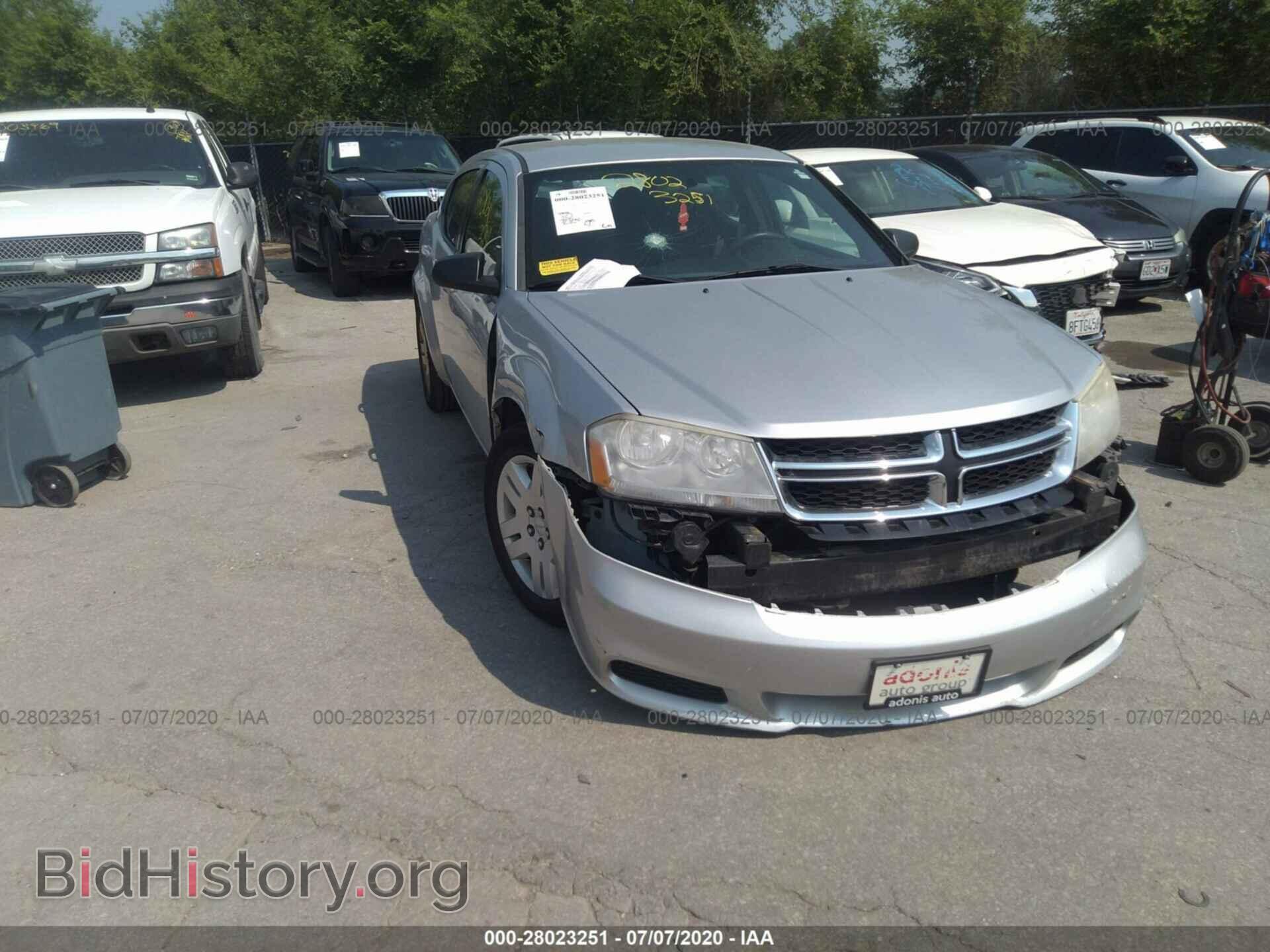Photo 1C3CDZAB1CN110685 - DODGE AVENGER 2012