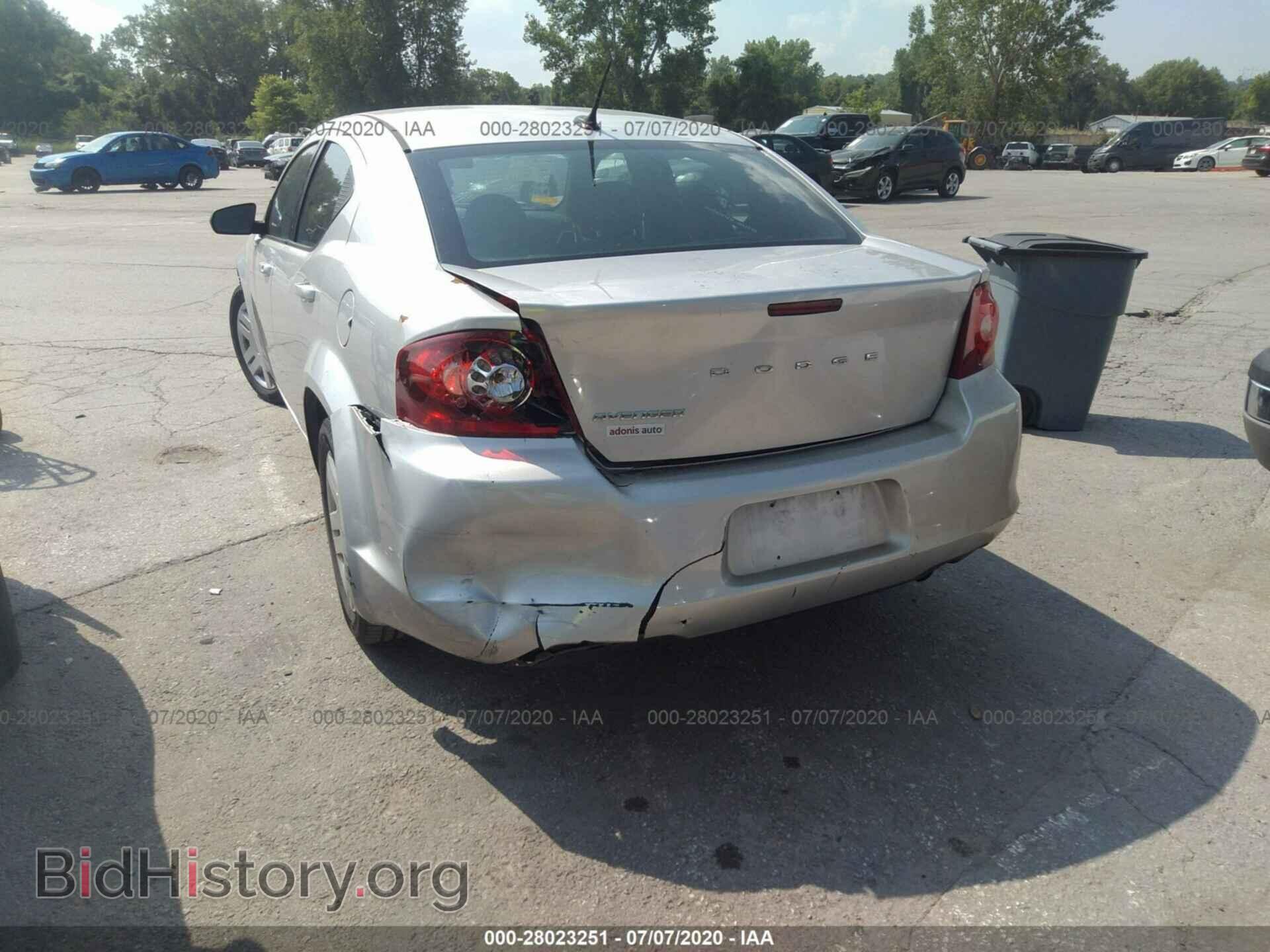 2012 DODGE AVENGER - VIN: 1C3CDZAB1CN110685 - Photo 3