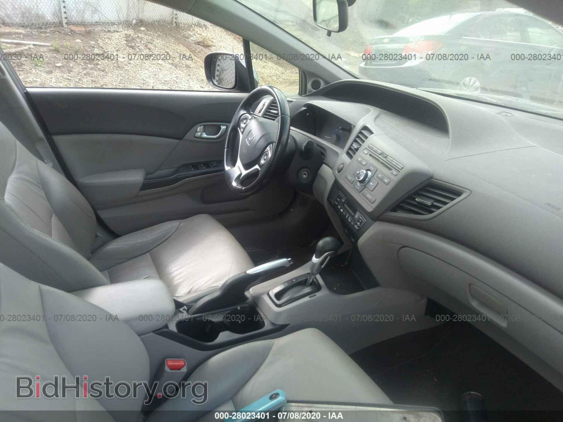 2012 HONDA CIVIC - VIN: JHMFB4F33CS001387 - Фото 5