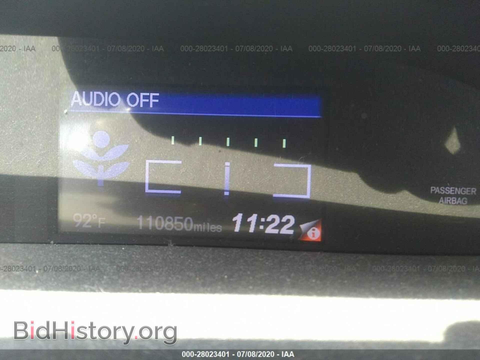 2012 HONDA CIVIC - VIN: JHMFB4F33CS001387 - Фото 7