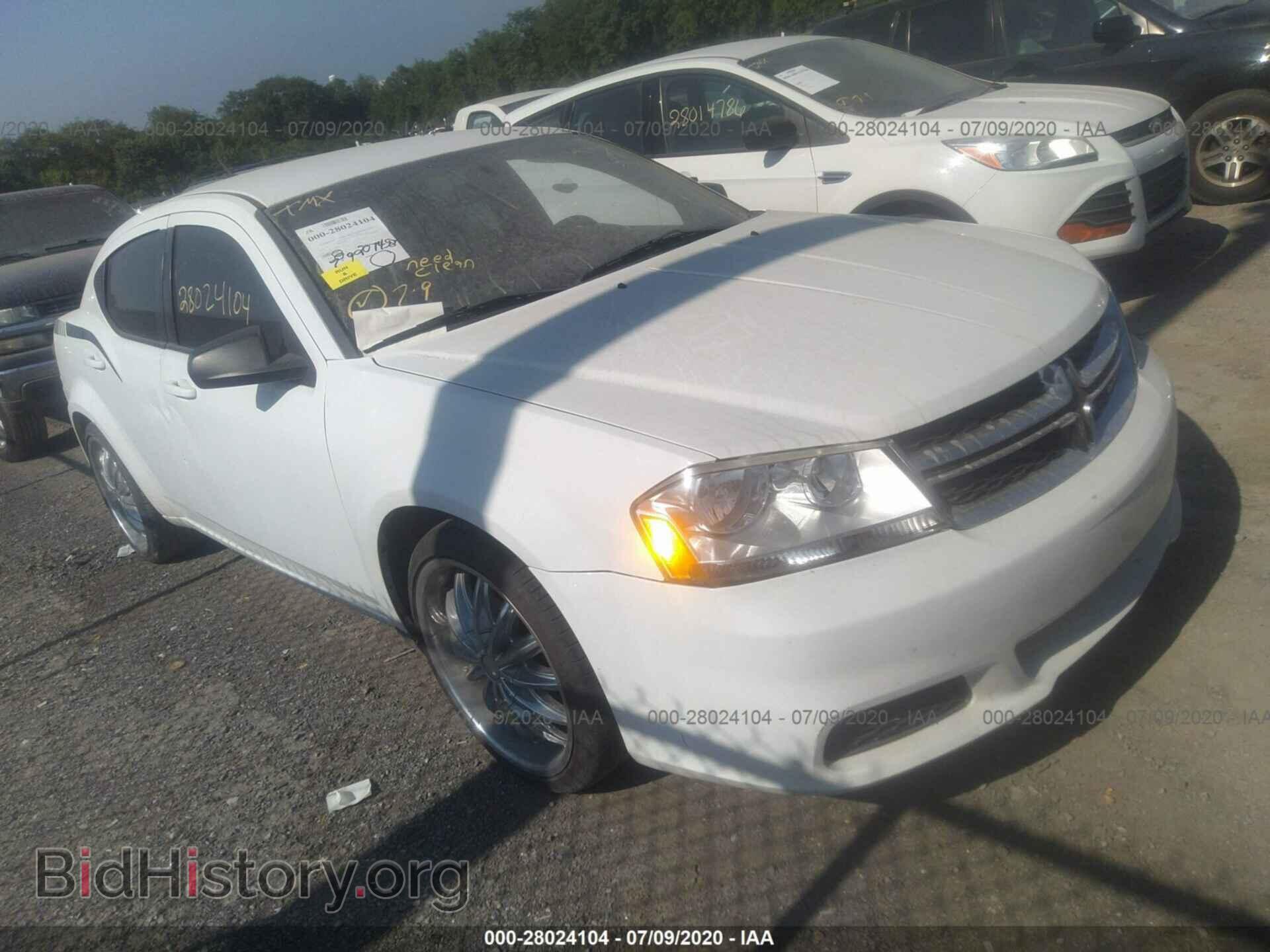 Photo 1C3CDZAB2DN534233 - DODGE AVENGER 2013