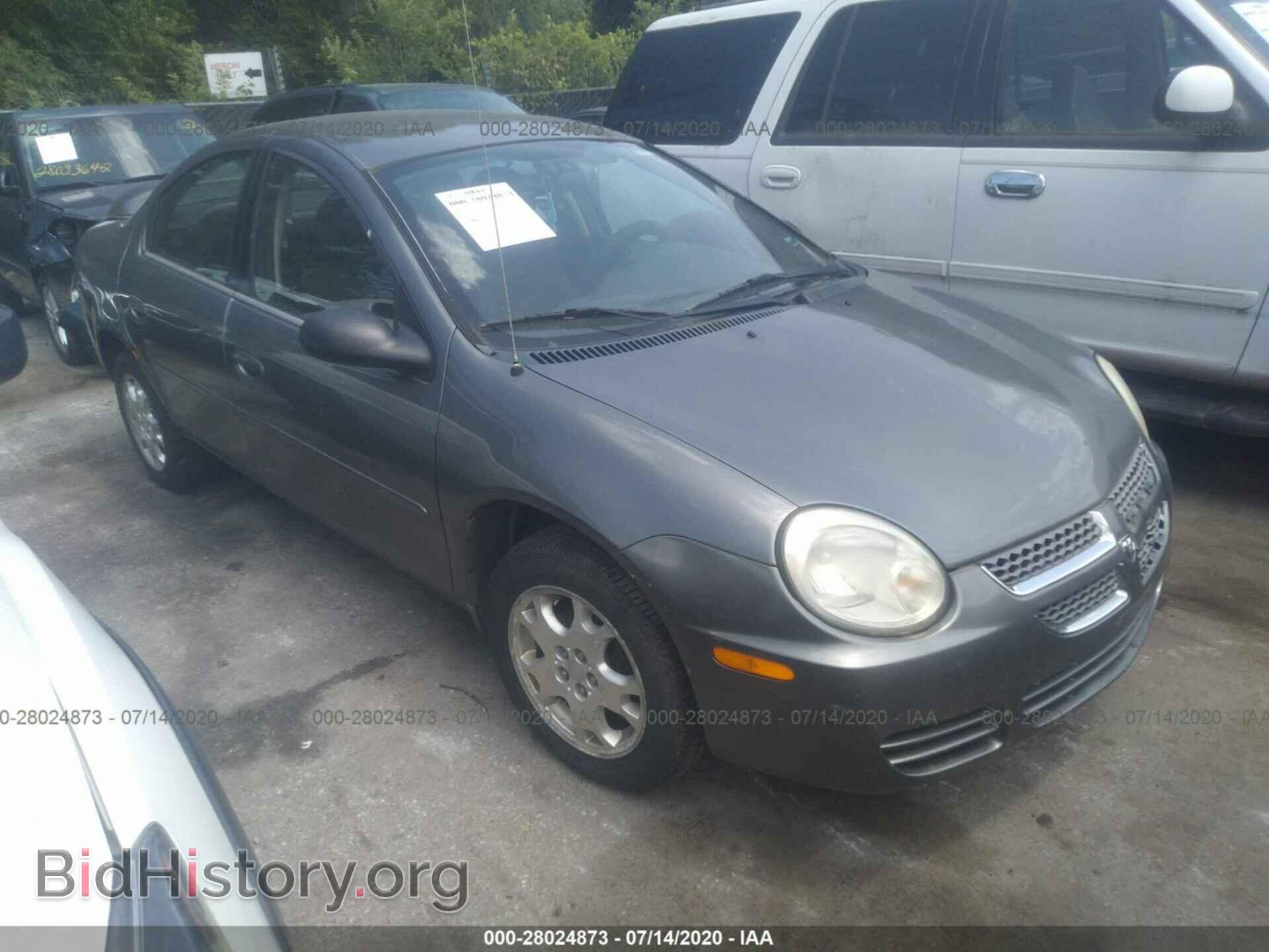 Фотография 1B3ES56C95D251048 - DODGE NEON 2005