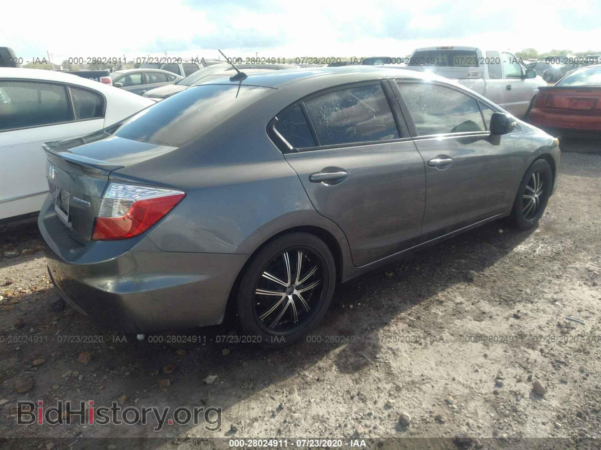2012 HONDA CIVIC - VIN: JHMFB4F33CS004225 - Фото 4