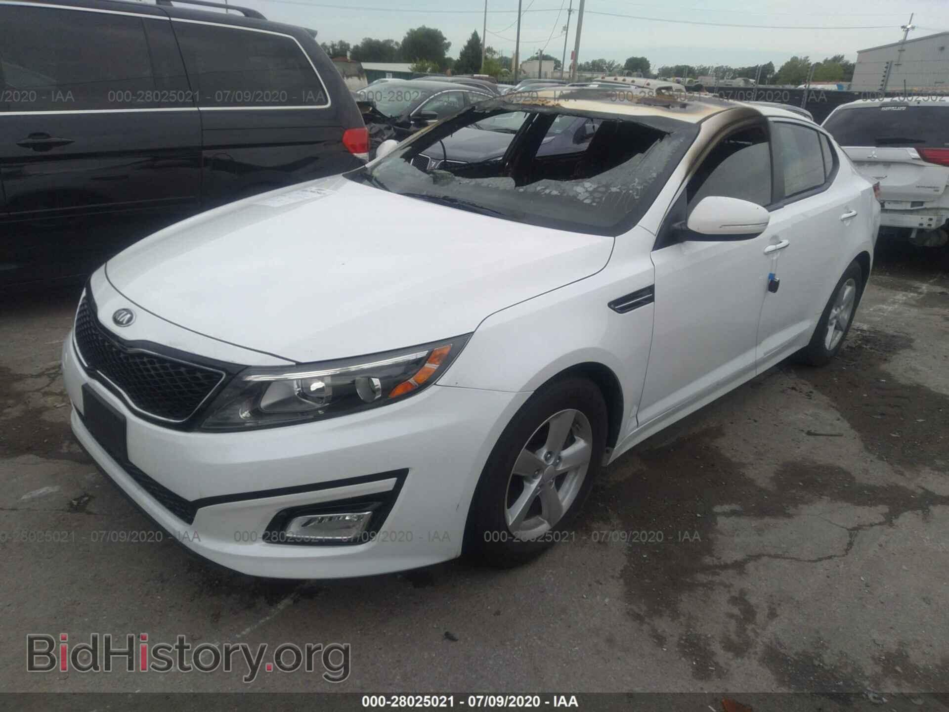 2015 KIA OPTIMA - VIN: KNAGM4A75F5630871 - Фото 2
