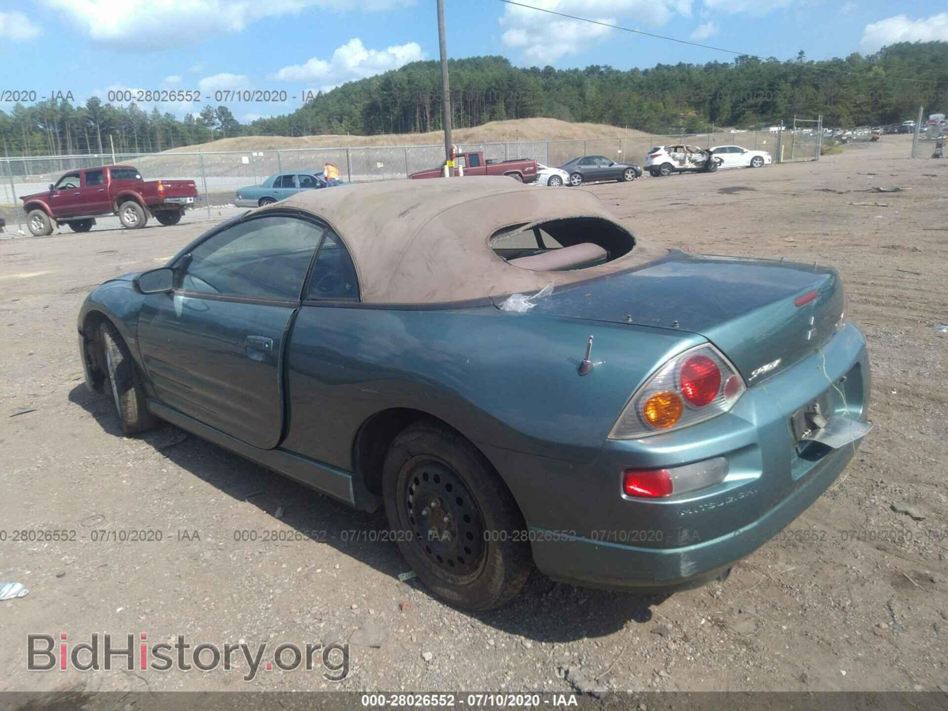 2004 MITSUBISHI ECLIPSE - VIN: 4A3AE55H24E128828 - Фото 3