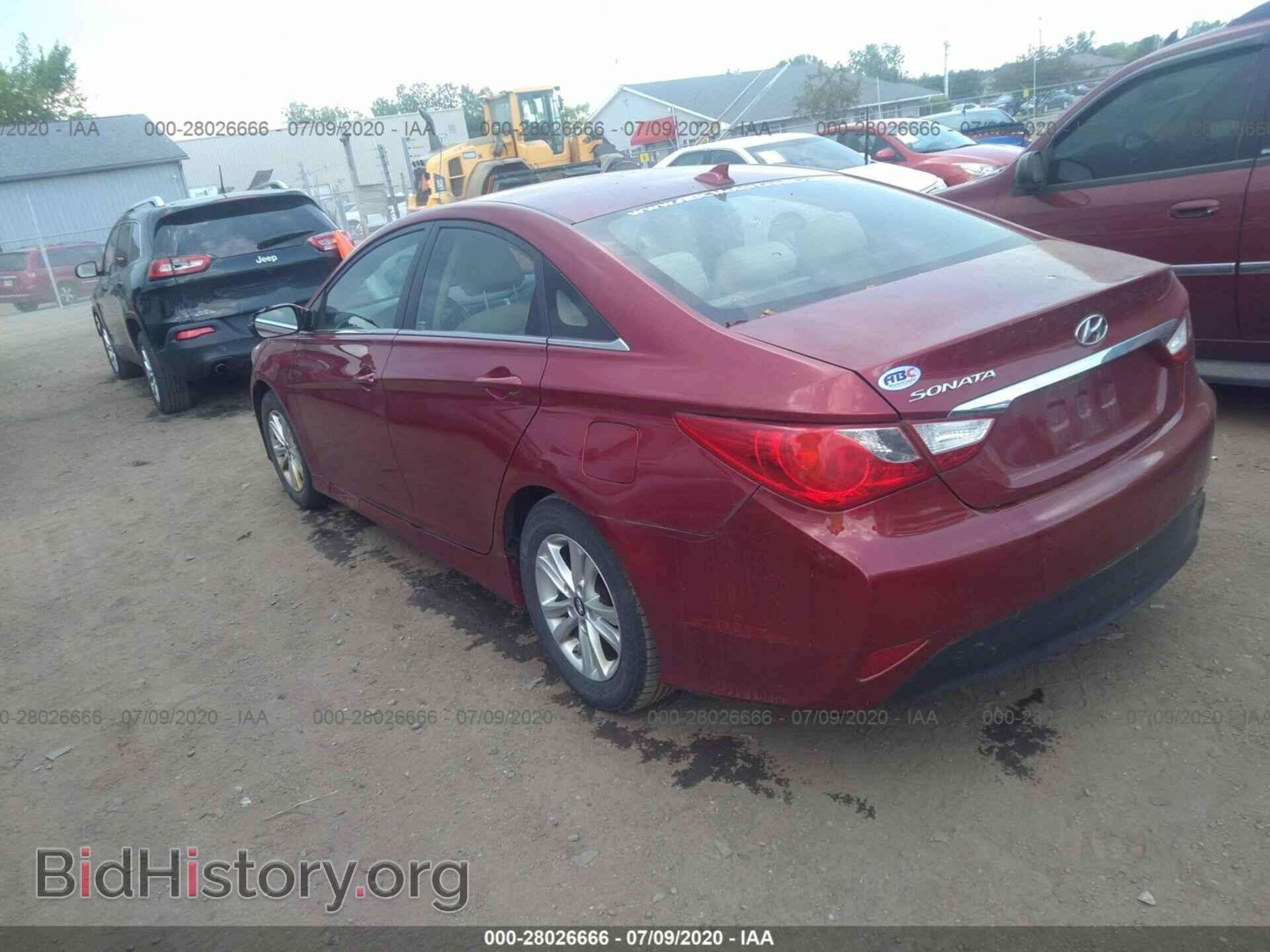 2014 HYUNDAI SONATA - VIN: 5NPEB4AC4EH873535 - Фото 3