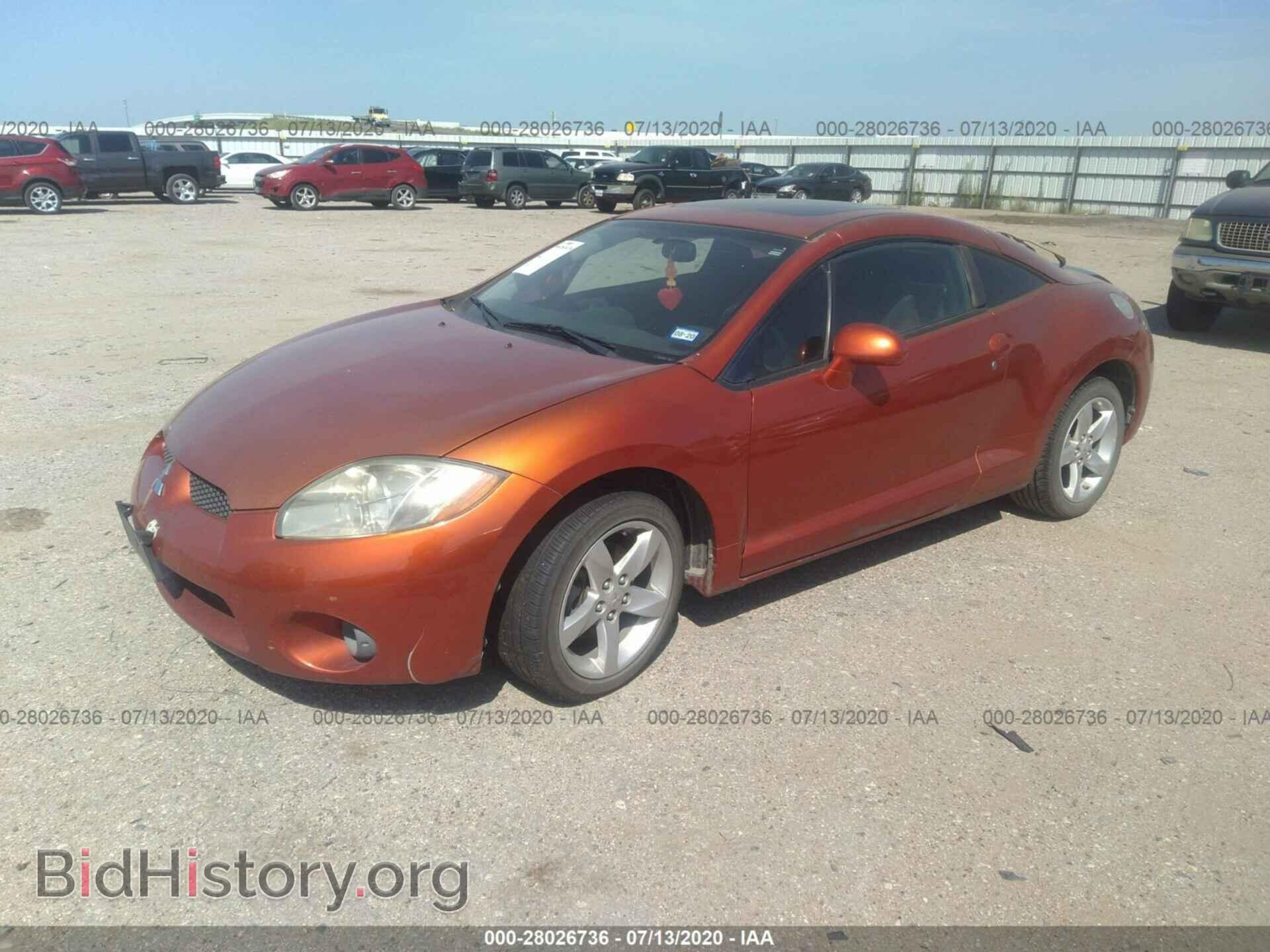 2007 MITSUBISHI ECLIPSE - VIN: 4A3AK24F57E027309 - Фото 2