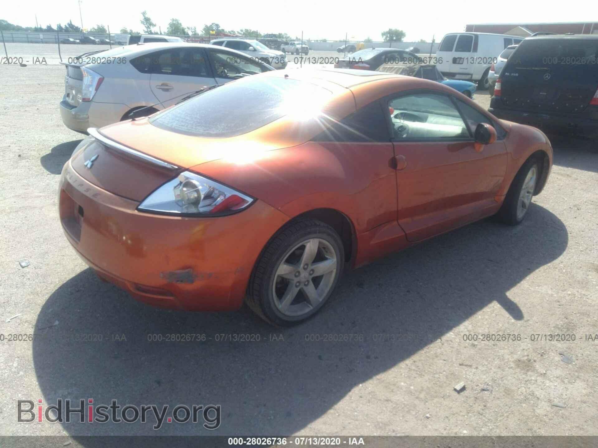 2007 MITSUBISHI ECLIPSE - VIN: 4A3AK24F57E027309 - Фото 4