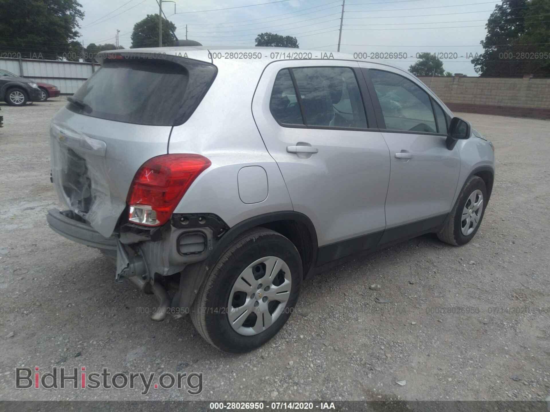 2017 CHEVROLET TRAX - VIN: KL7CJKSB5HB183140 - Фото 4
