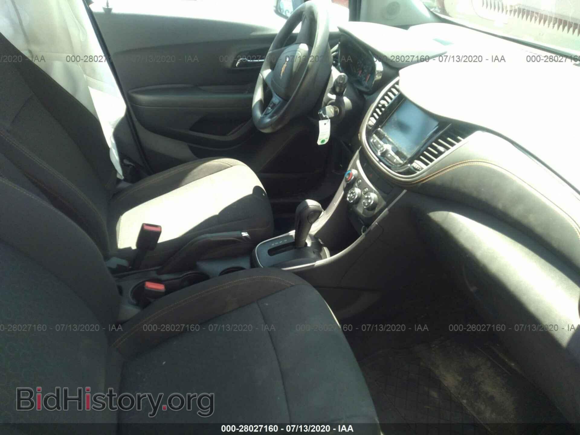 2017 CHEVROLET TRAX - VIN: KL7CJKSB8HB070637 - Фото 5