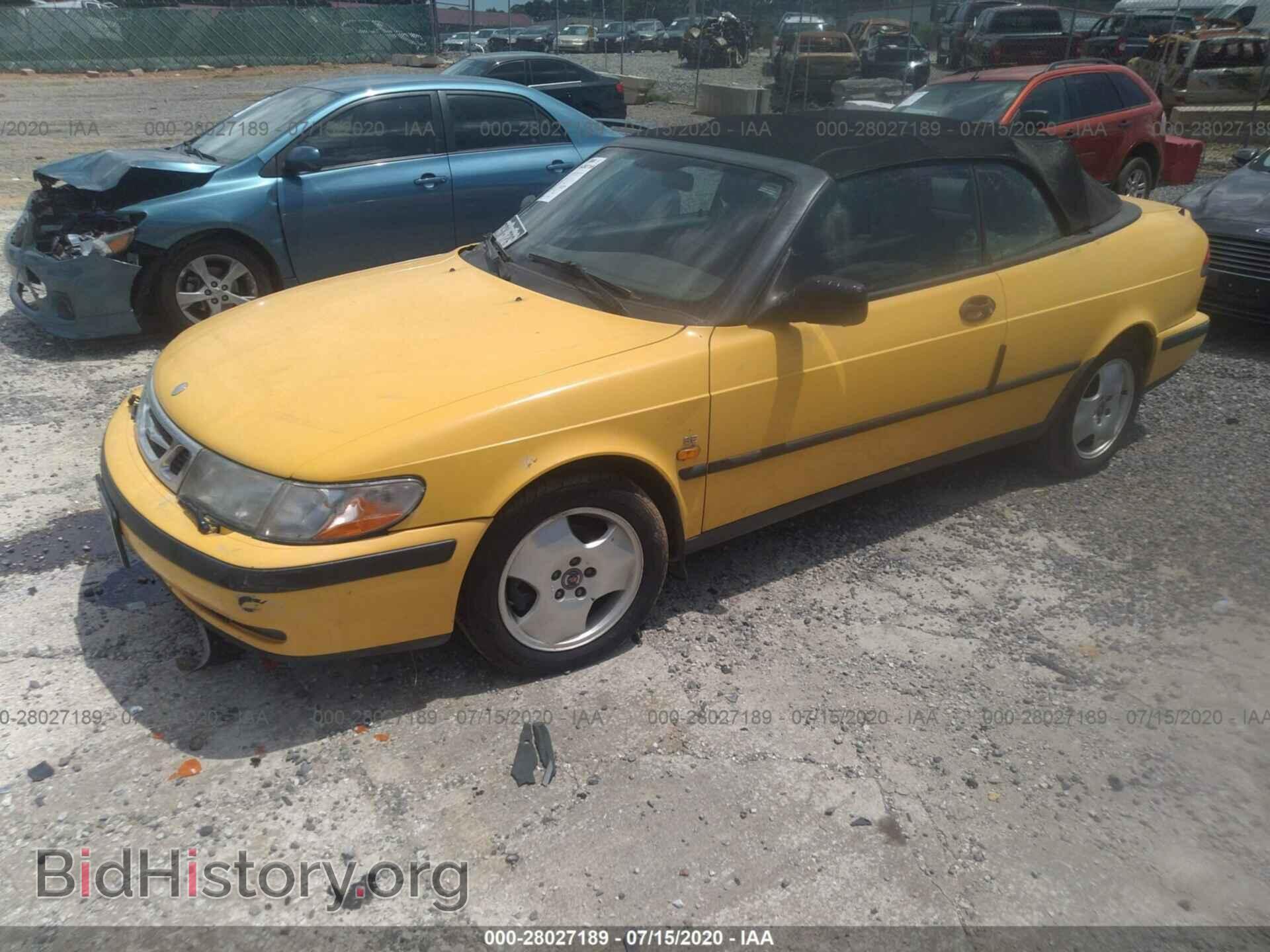 1999 SAAB 9-3 - VIN: YS3DF78N5X7000420 - Фото 2