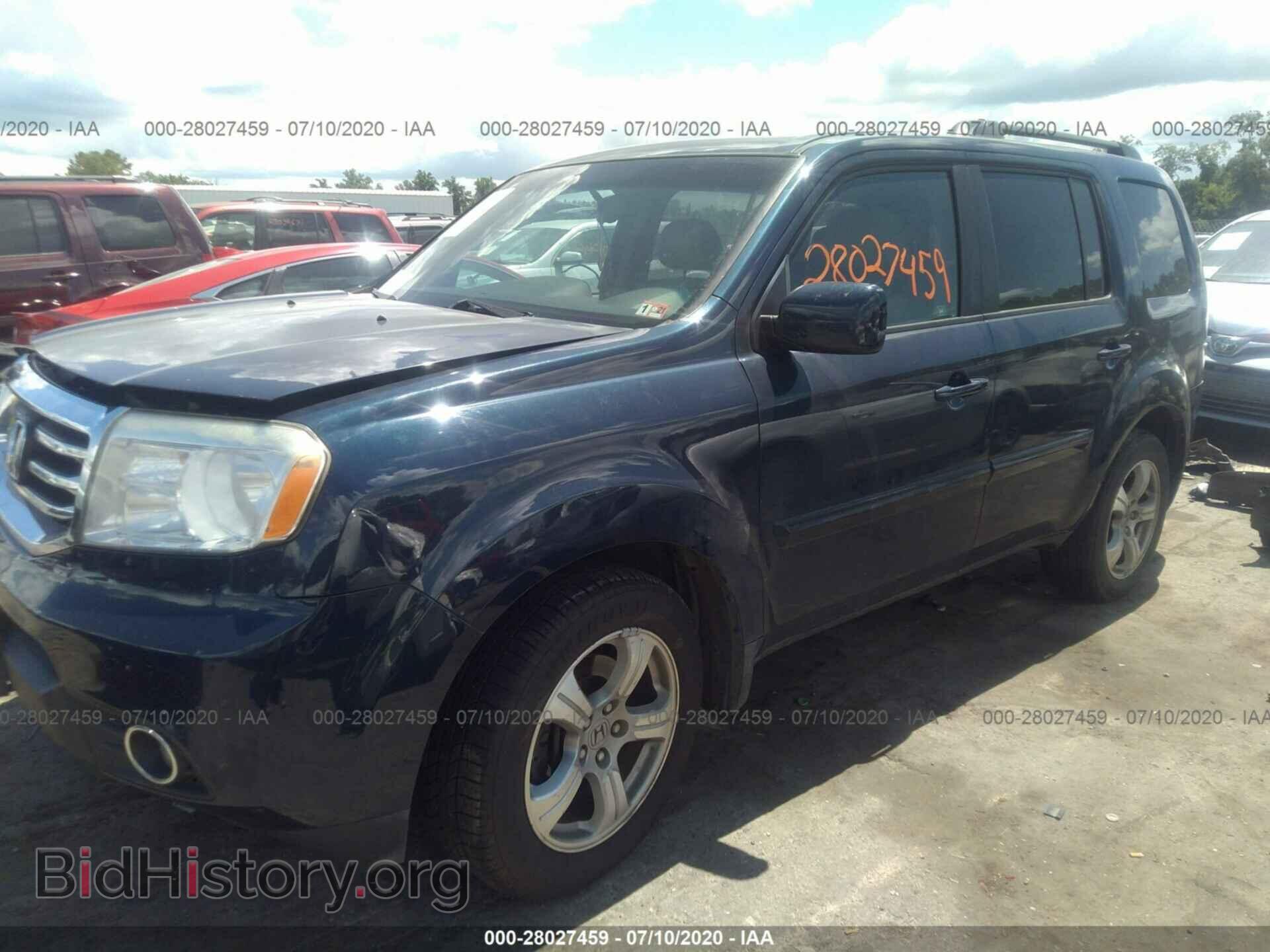 2012 HONDA PILOT - VIN: 5FNYF4H58CB011634 - Фото 2