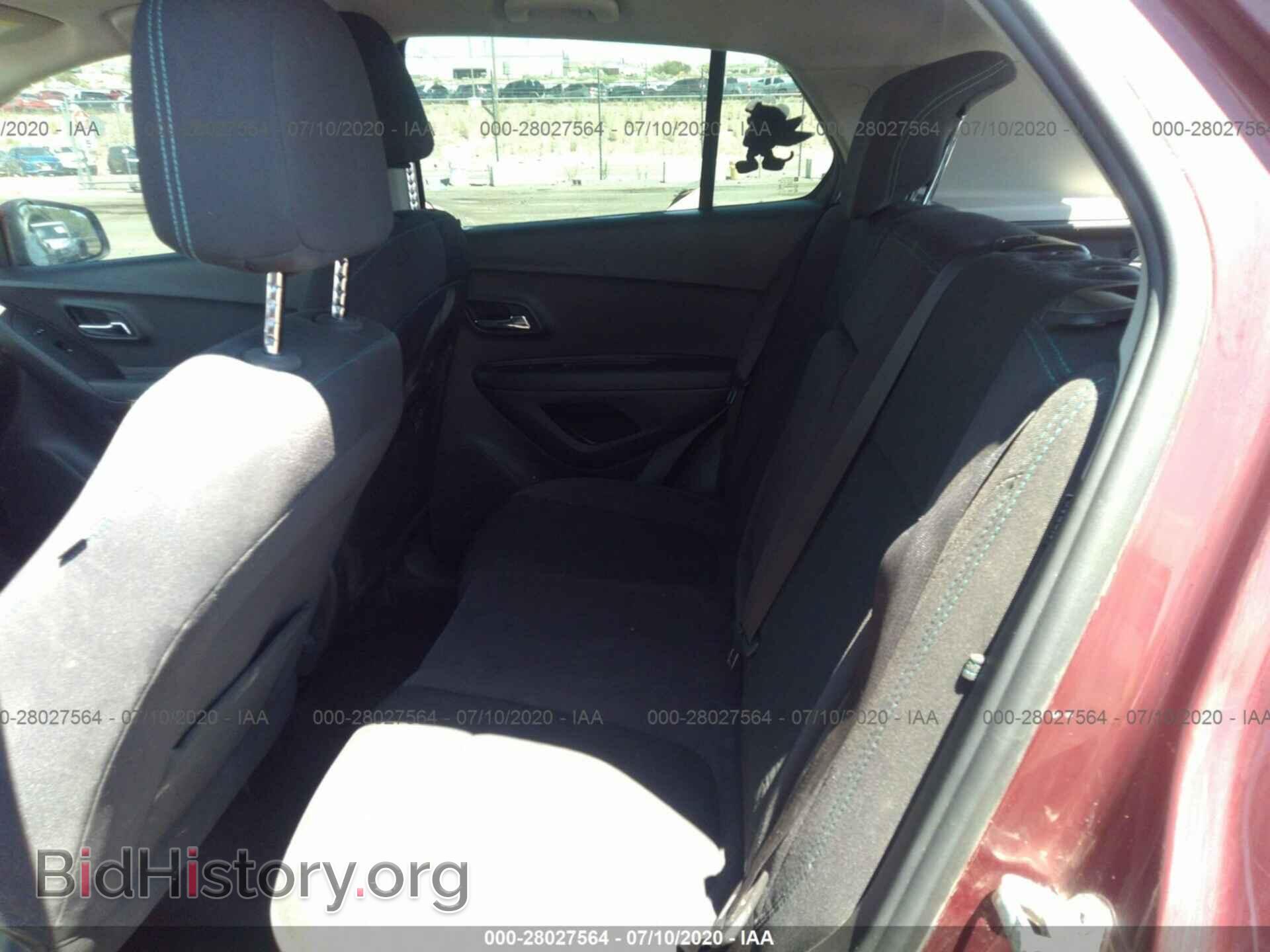 2016 CHEVROLET TRAX - VIN: 3GNCJKSB8GL218681 - Фото 8