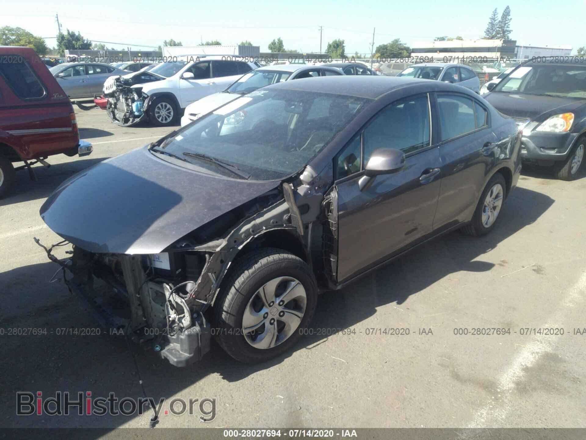 2013 HONDA CIVIC - VIN: 19XFB2F54DE238112 - Фото 2