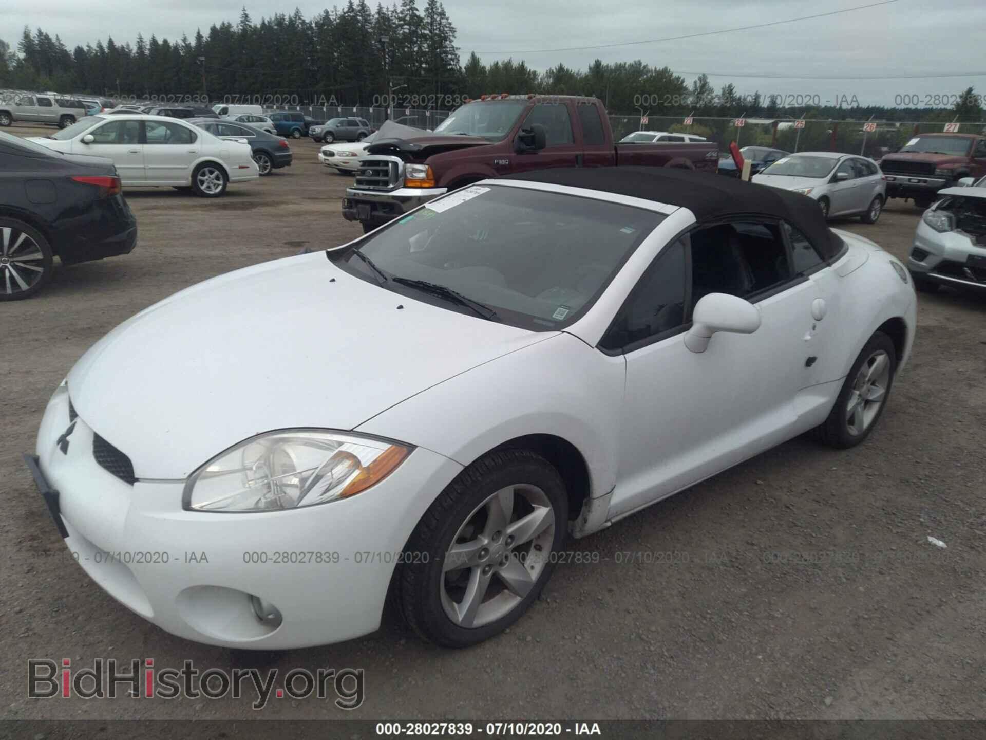 2008 MITSUBISHI ECLIPSE - VIN: 4A3AL25F38E006214 - Фото 2