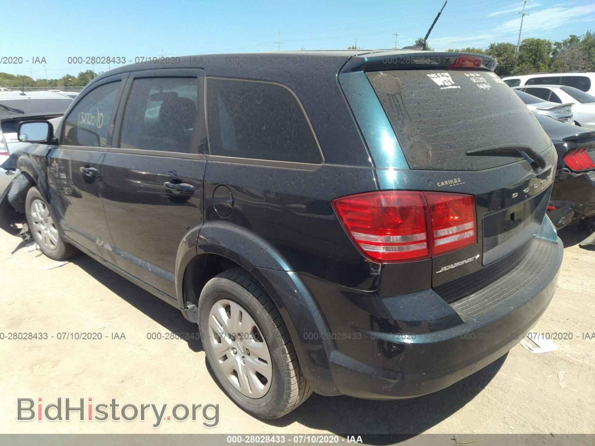 2014 DODGE JOURNEY - VIN: 3C4PDCAB3ET132720 - Фото 3