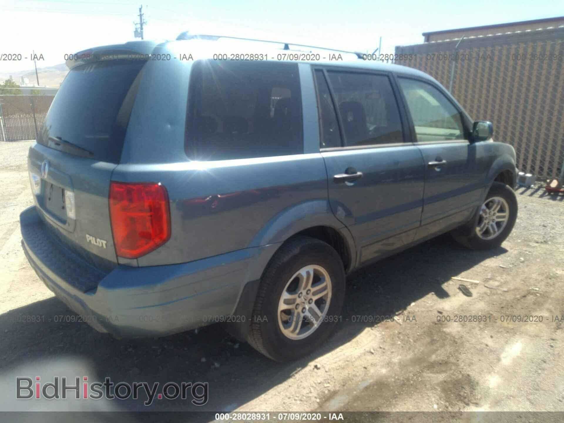 2005 HONDA PILOT - VIN: 2HKYF18535H516290 - Фото 4