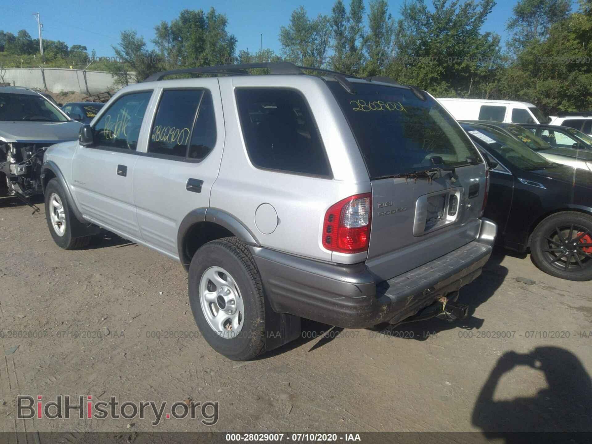 2002 ISUZU RODEO - VIN: 4S2CK58W224334107 - Фото 3