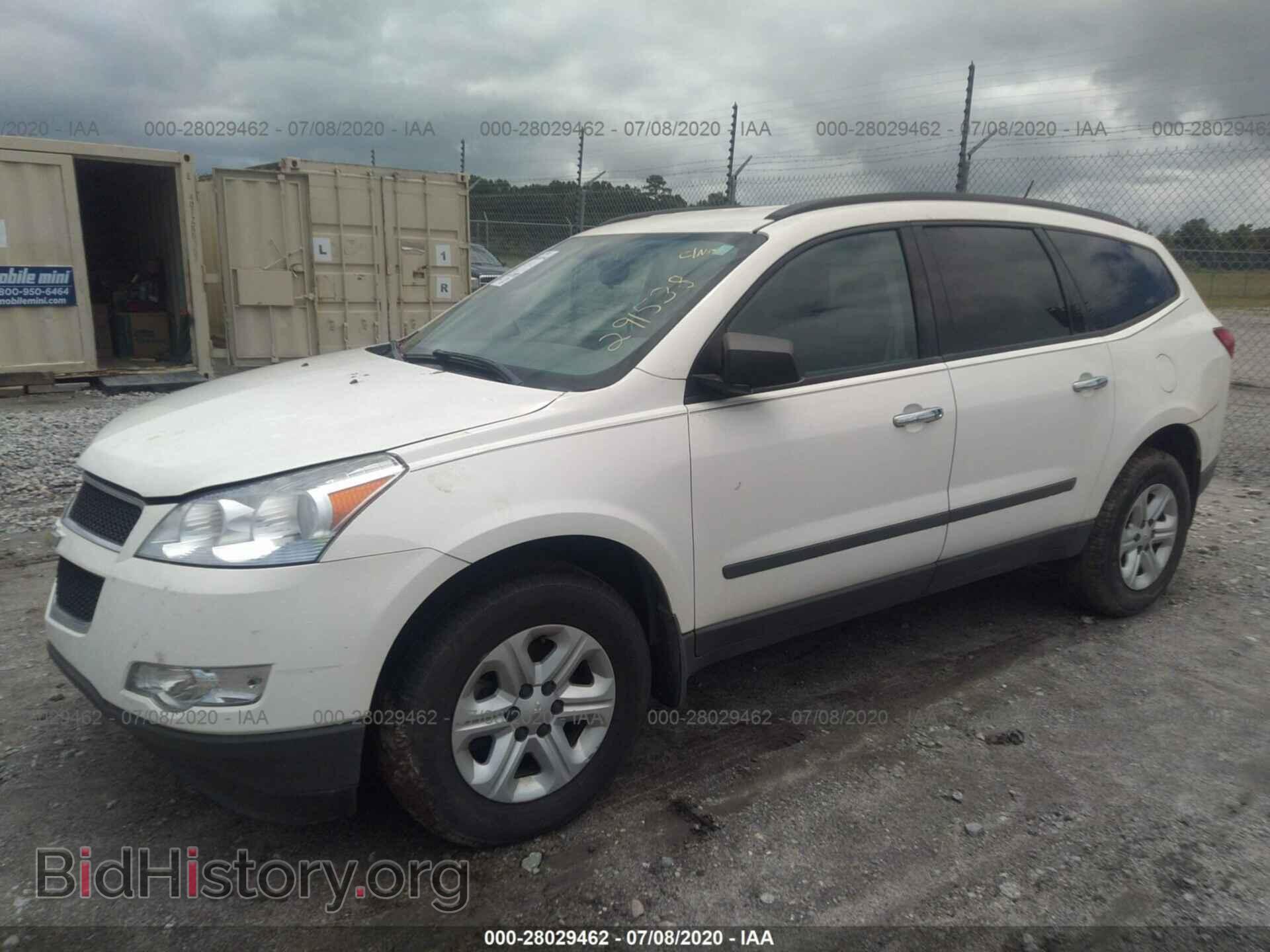 2012 CHEVROLET TRAVERSE - VIN: 1GNKRFED2CJ291538 - Фото 2
