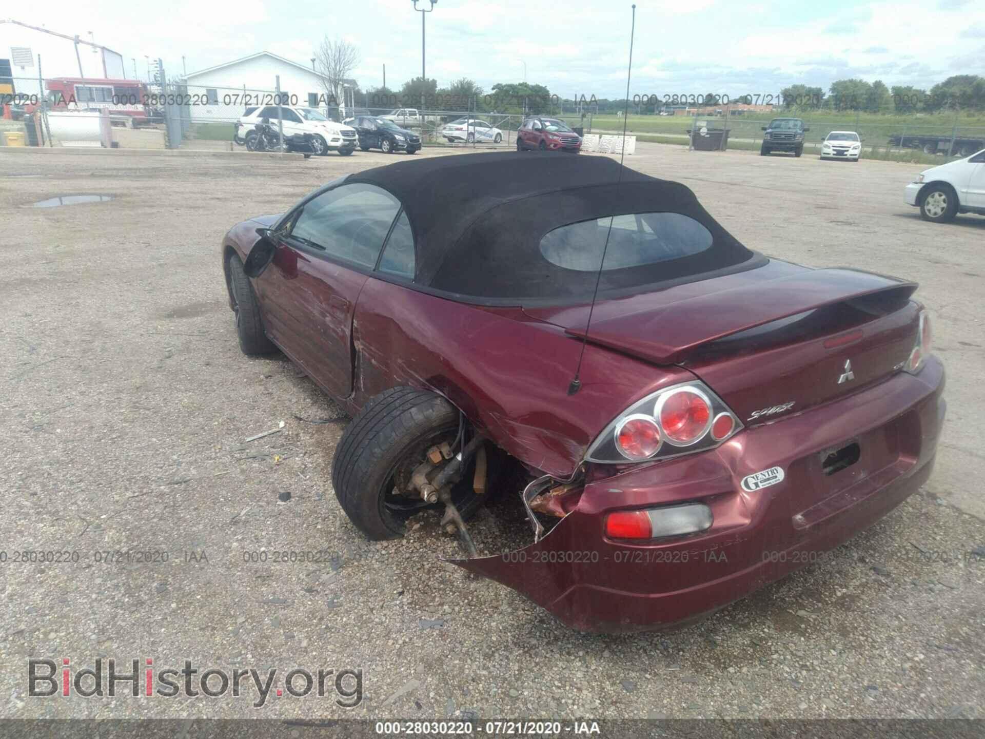 2004 MITSUBISHI ECLIPSE - VIN: 4A3AE45G24E063755 - Фото 3