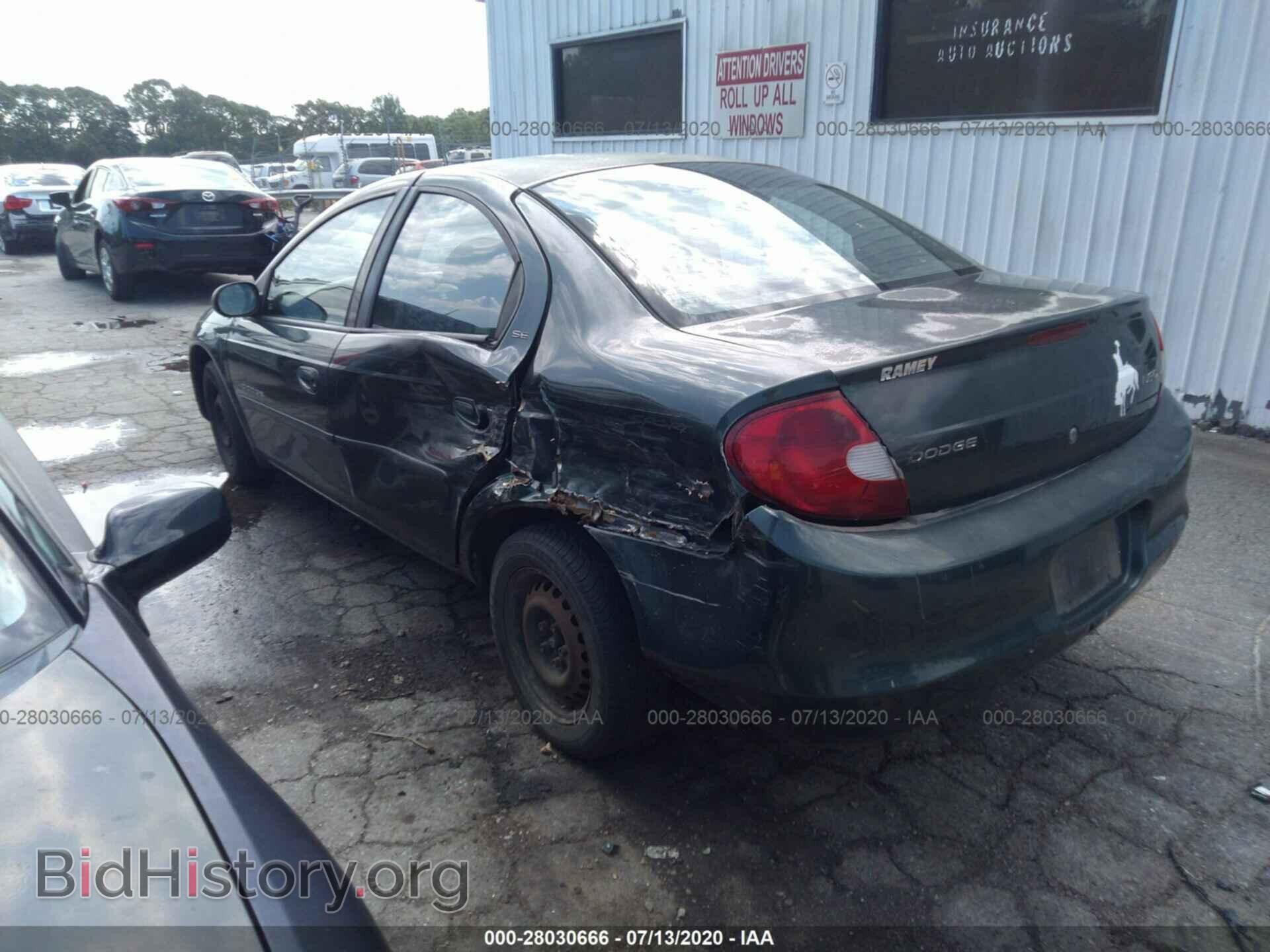 2001 DODGE NEON - VIN: 1B3ES46C81D135568 - Фото 3