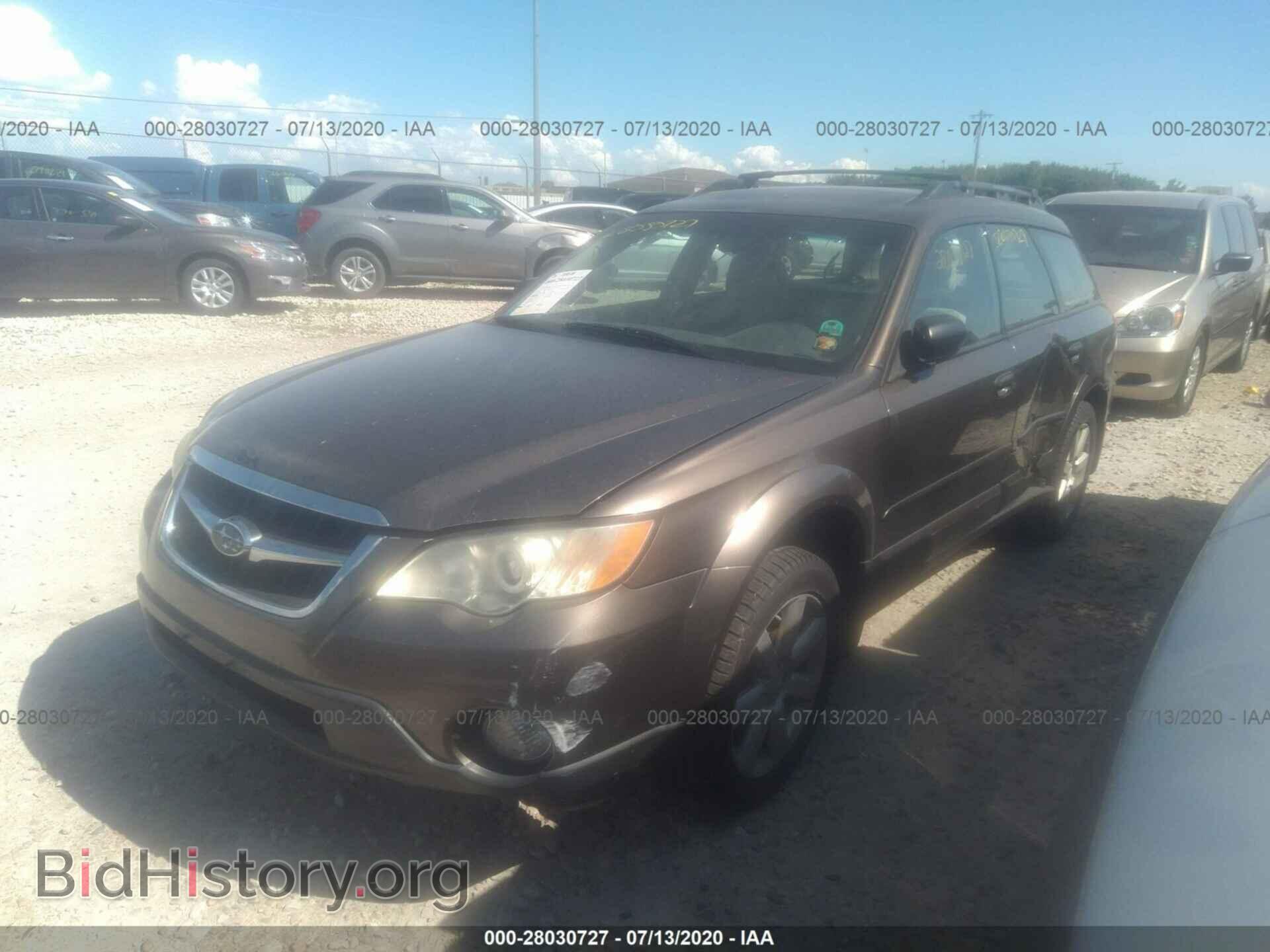 2008 SUBARU OUTBACK - VIN: 4S4BP61C287328762 - Фото 2