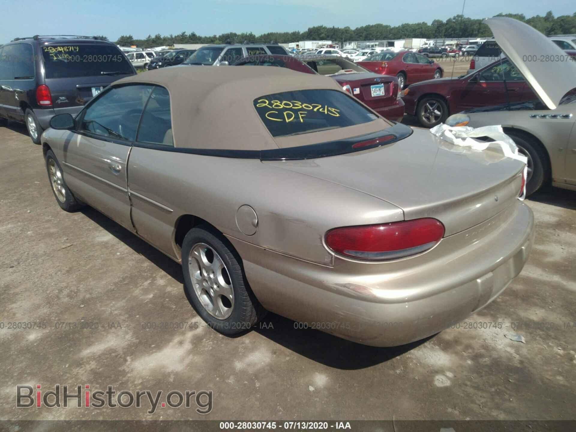 2000 CHRYSLER SEBRING - VIN: 3C3EL55H5YT262561 - Фото 3