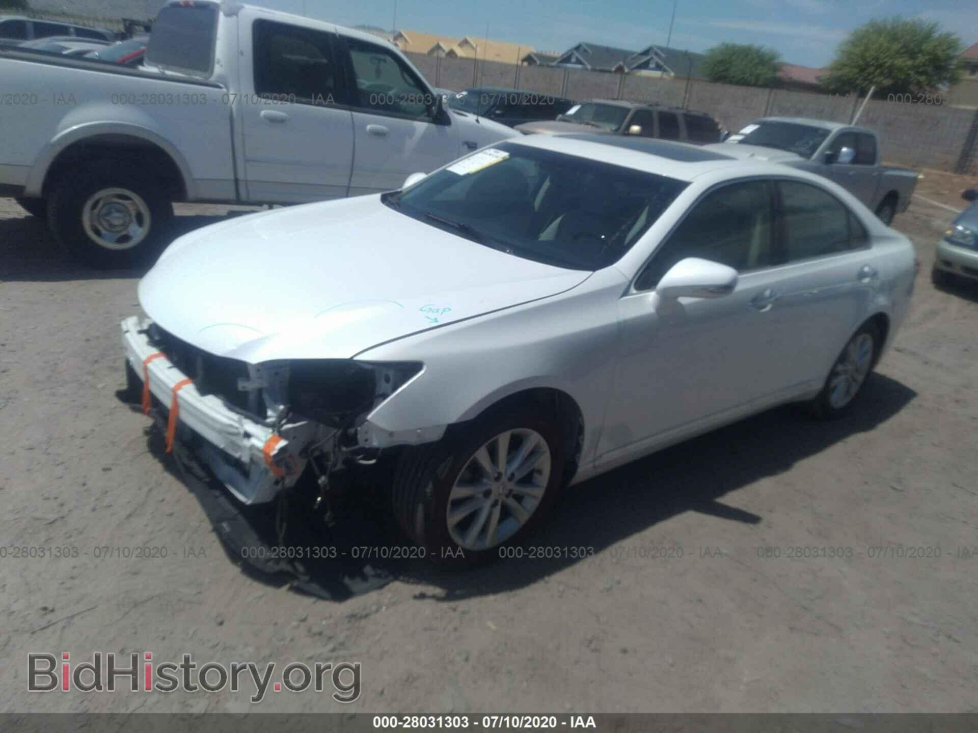 2012 LEXUS ES 350 - VIN: JTHBK1EG6C2508284 - Фото 2