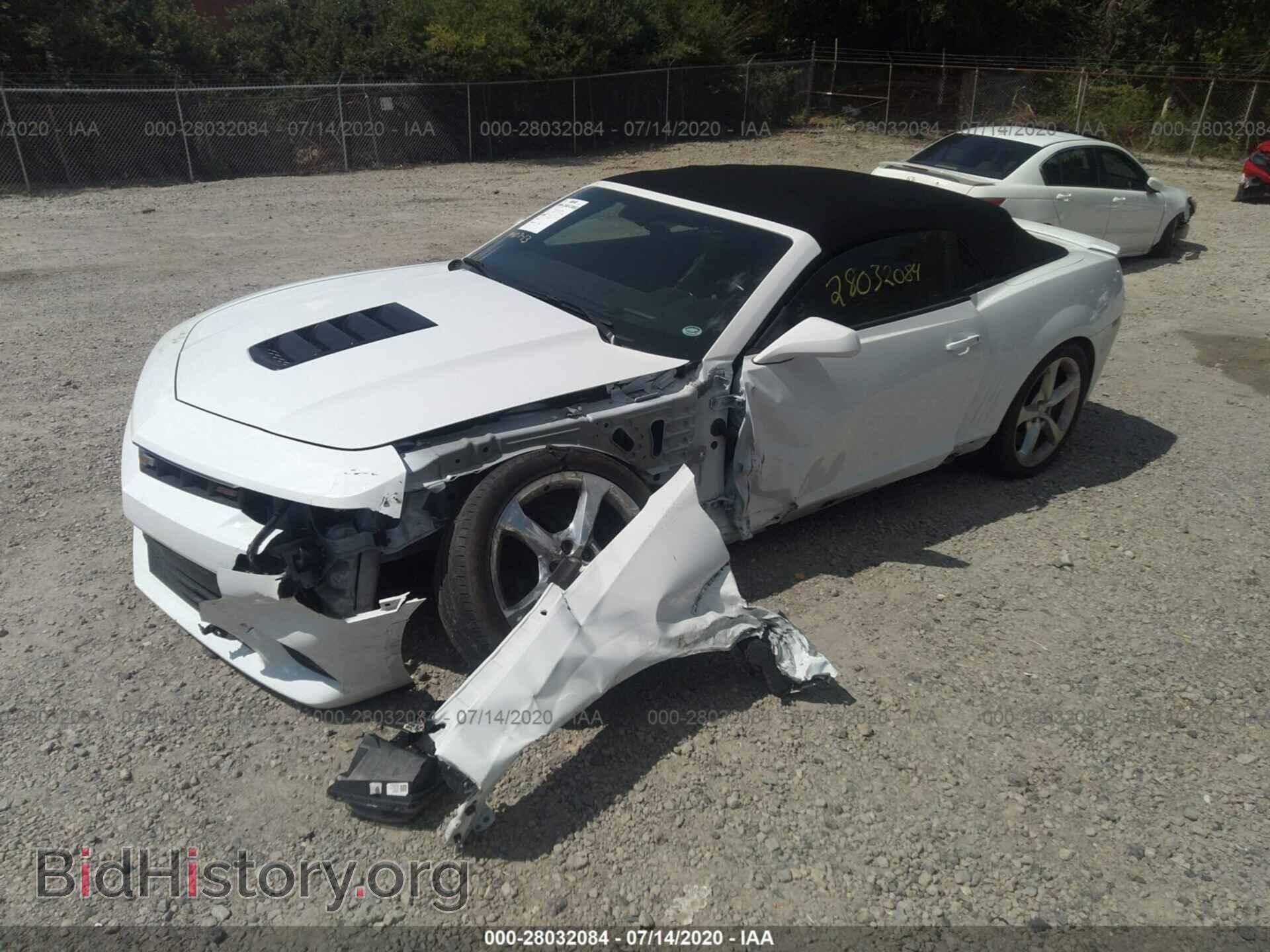 2014 CHEVROLET CAMARO - VIN: 2G1FT3DW7E9145141 - Фото 2