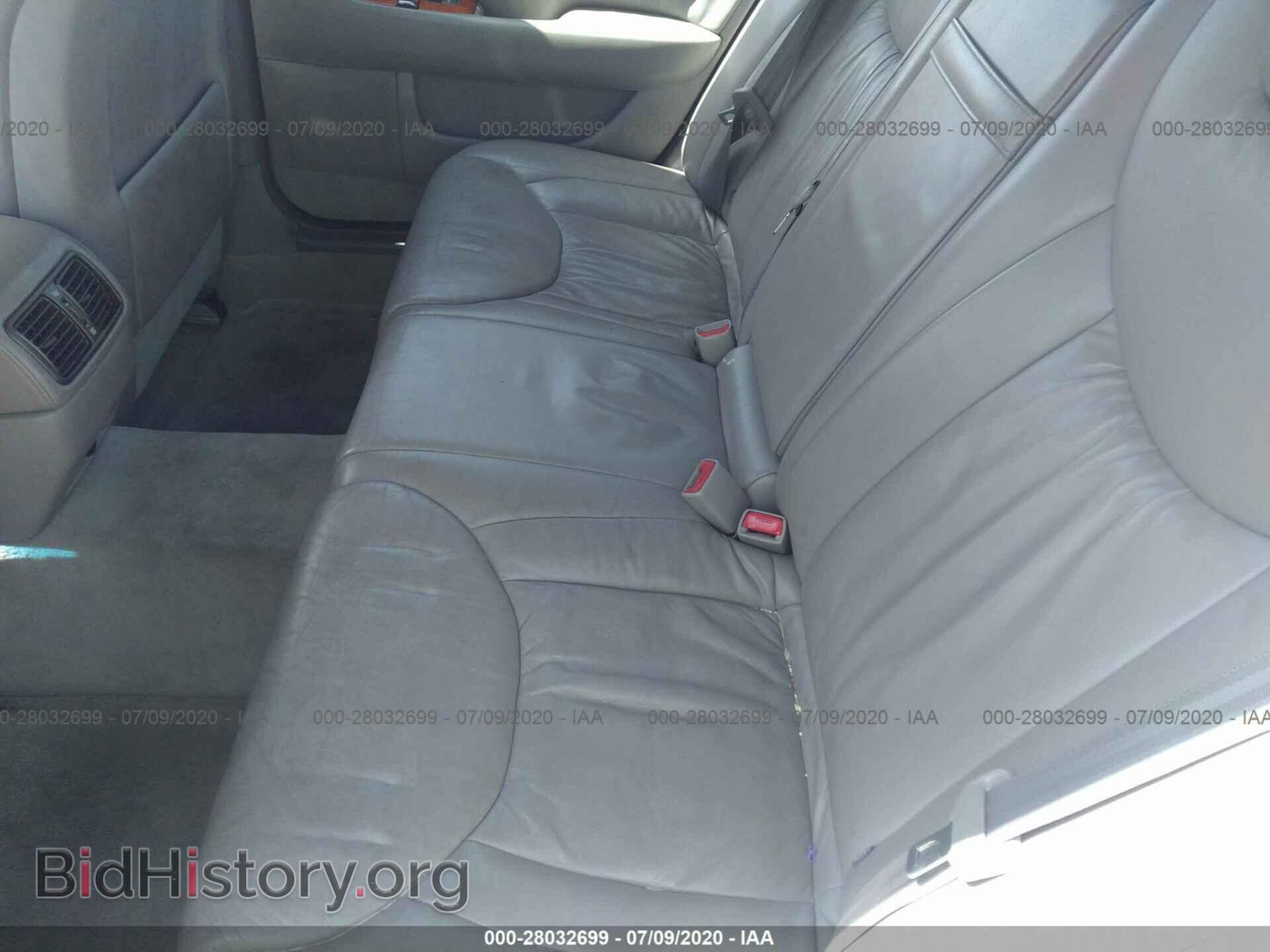2002 LEXUS LS - VIN: JTHBN30F320060629 - Фото 8