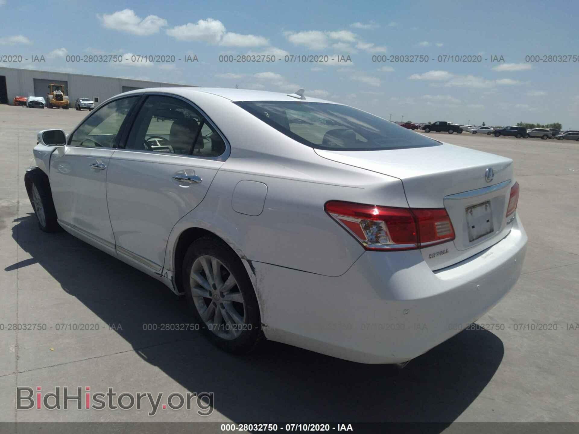 2012 LEXUS ES 350 - VIN: JTHBK1EG5C2511497 - Фото 3