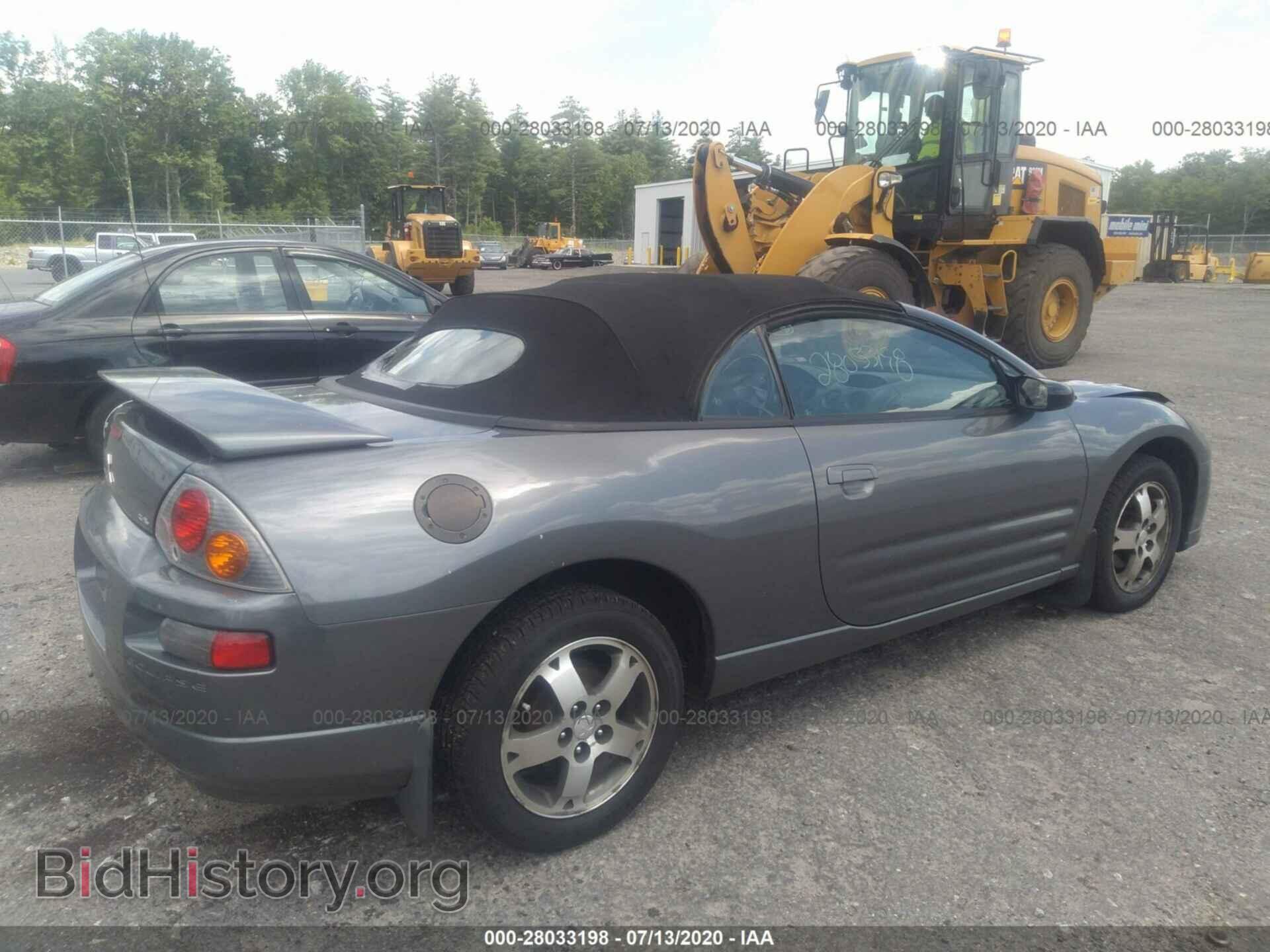 2003 MITSUBISHI ECLIPSE - VIN: 4A3AE45G03E168924 - Фото 4