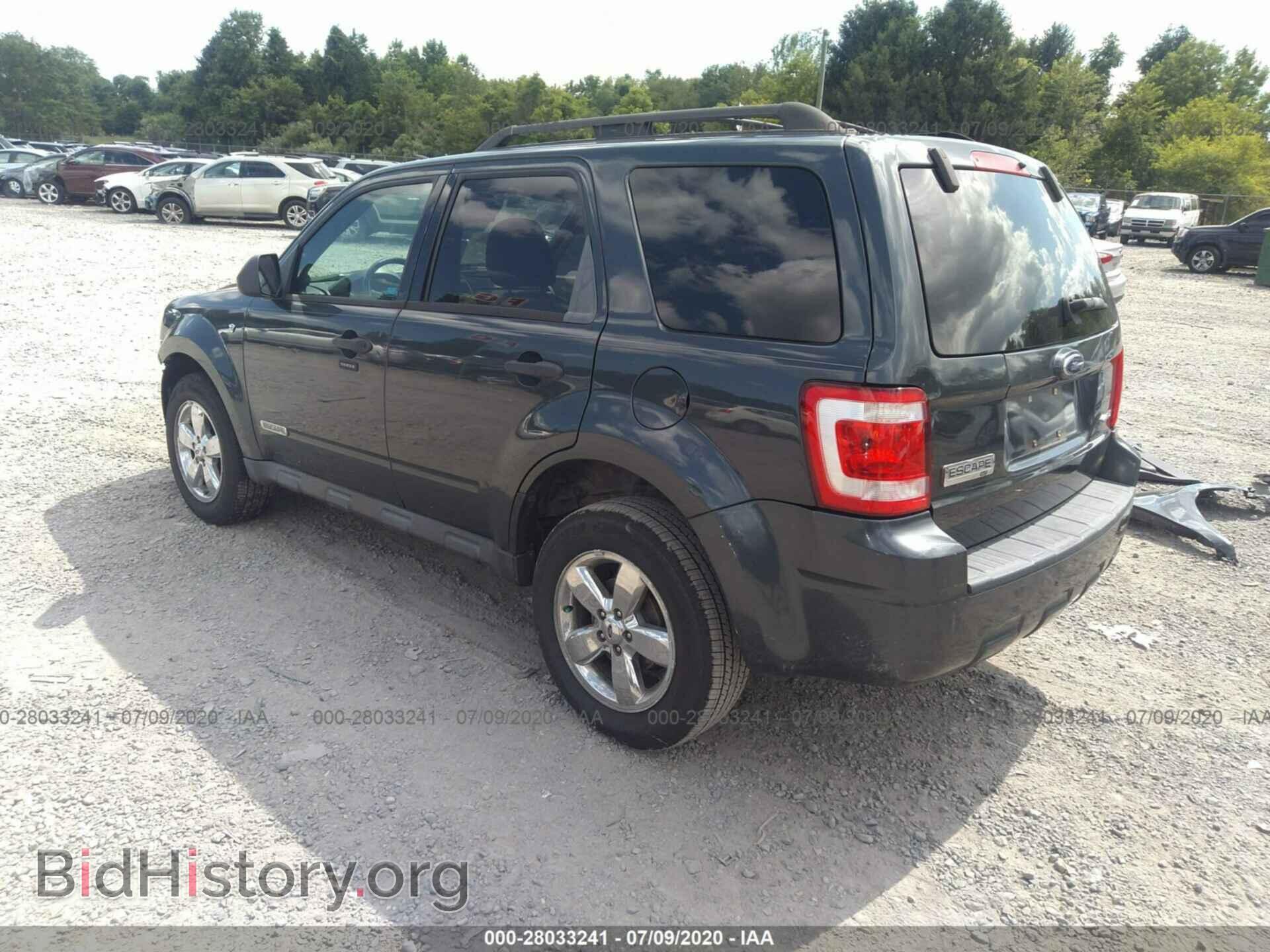 2008 FORD ESCAPE - VIN: 1FMCU93148KD14370 - Фото 3