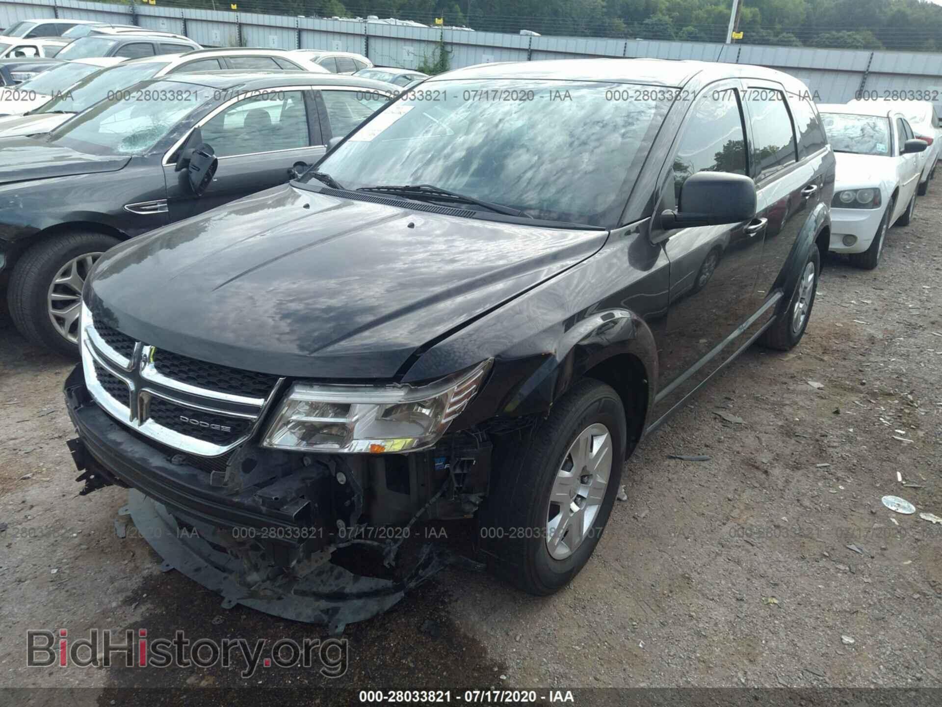 2012 DODGE JOURNEY - VIN: 3C4PDCAB6CT204393 - Фото 2